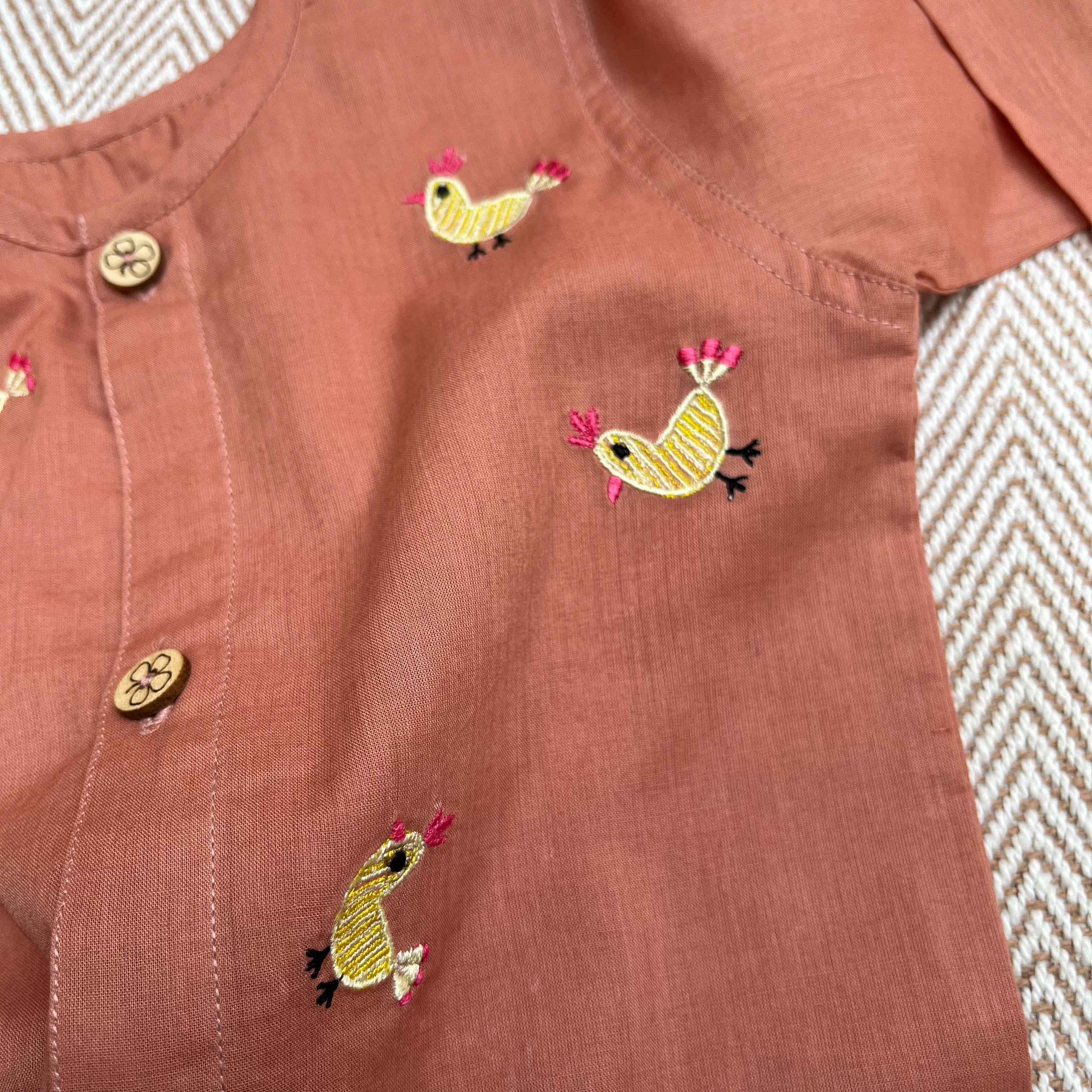Hen - Organic Cotton Full Sleeves Jhabla