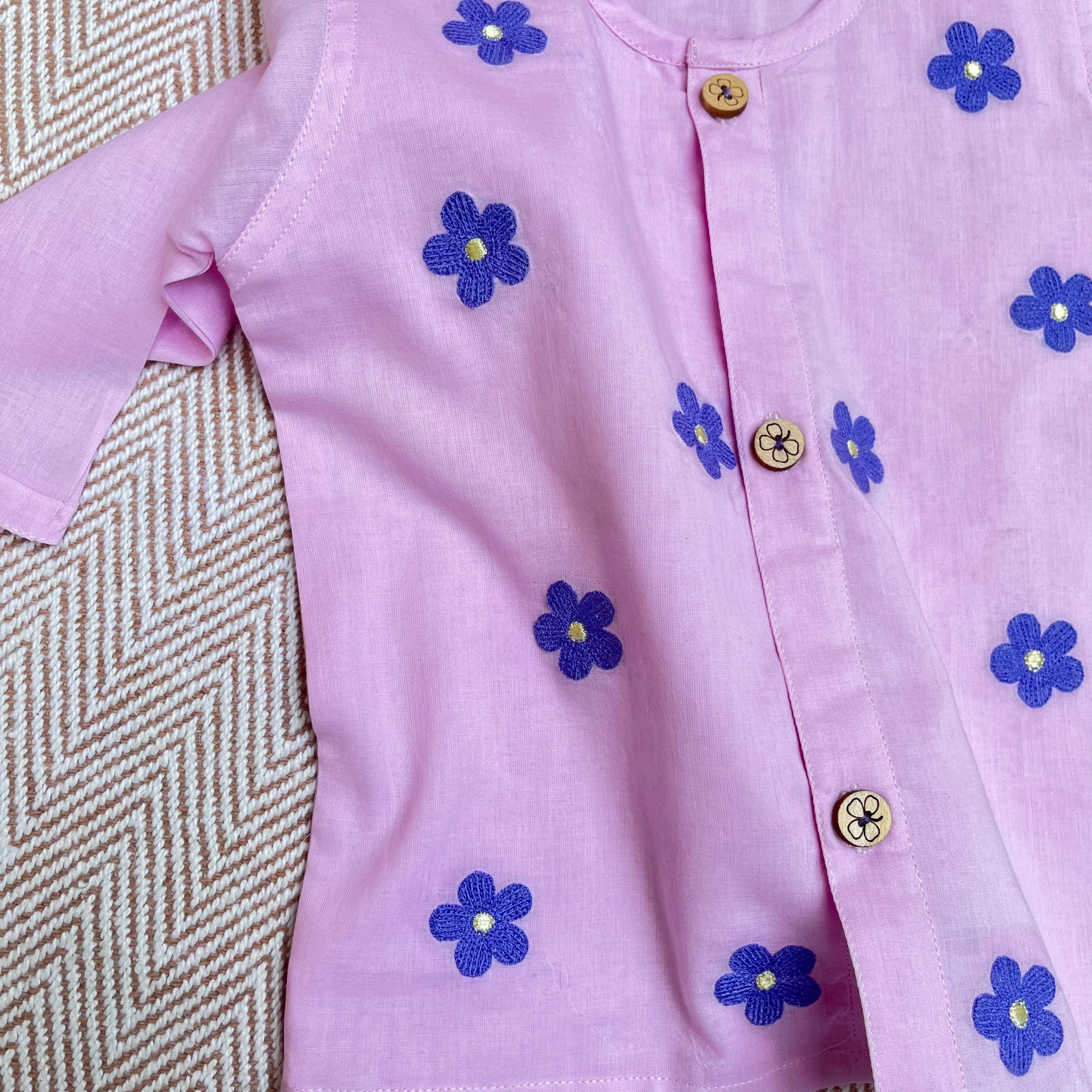 Daisy - Organic Cotton Full Sleeves Jhabla