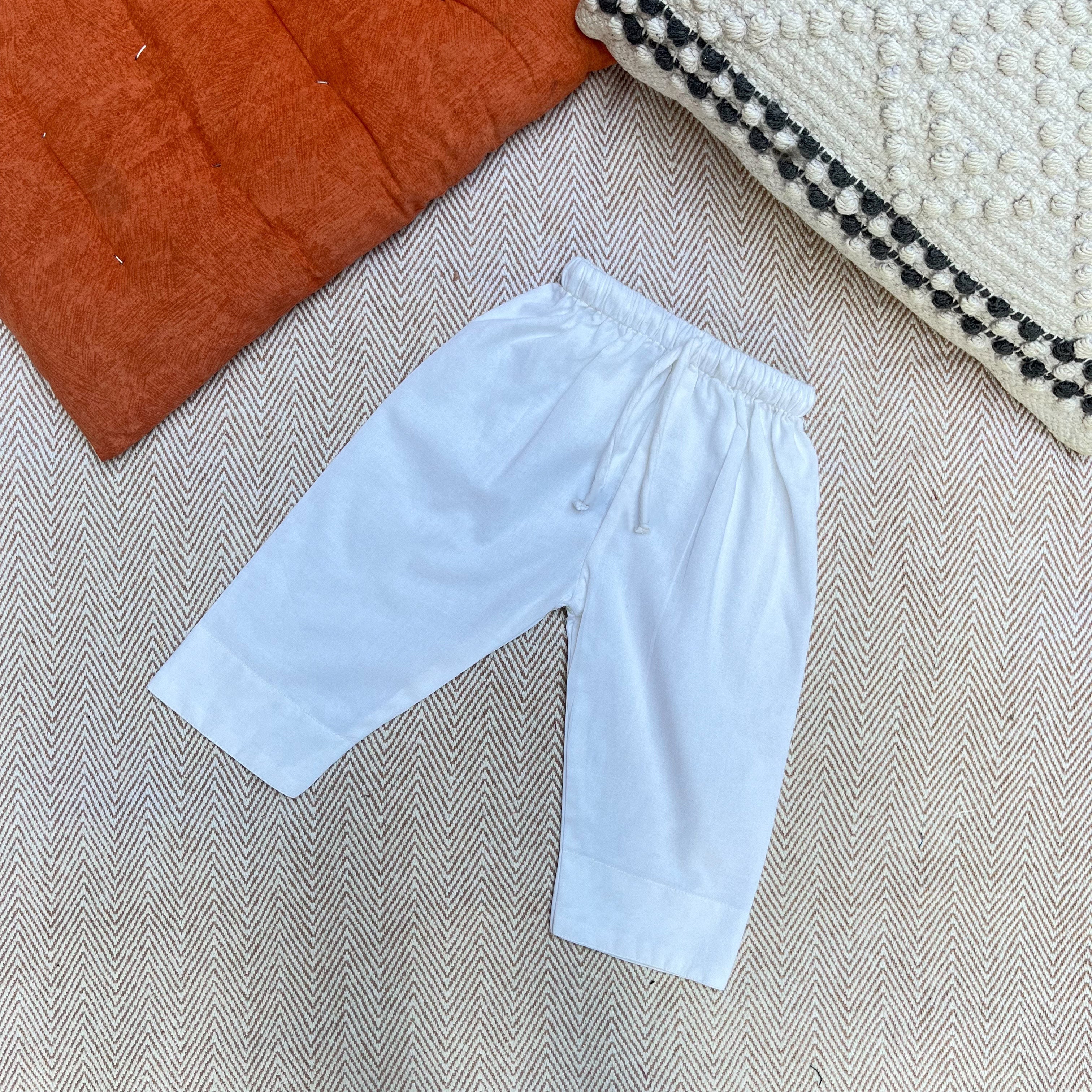 Mango - Organic Cotton Full Sleeves Jhabla with Two Pyjamas