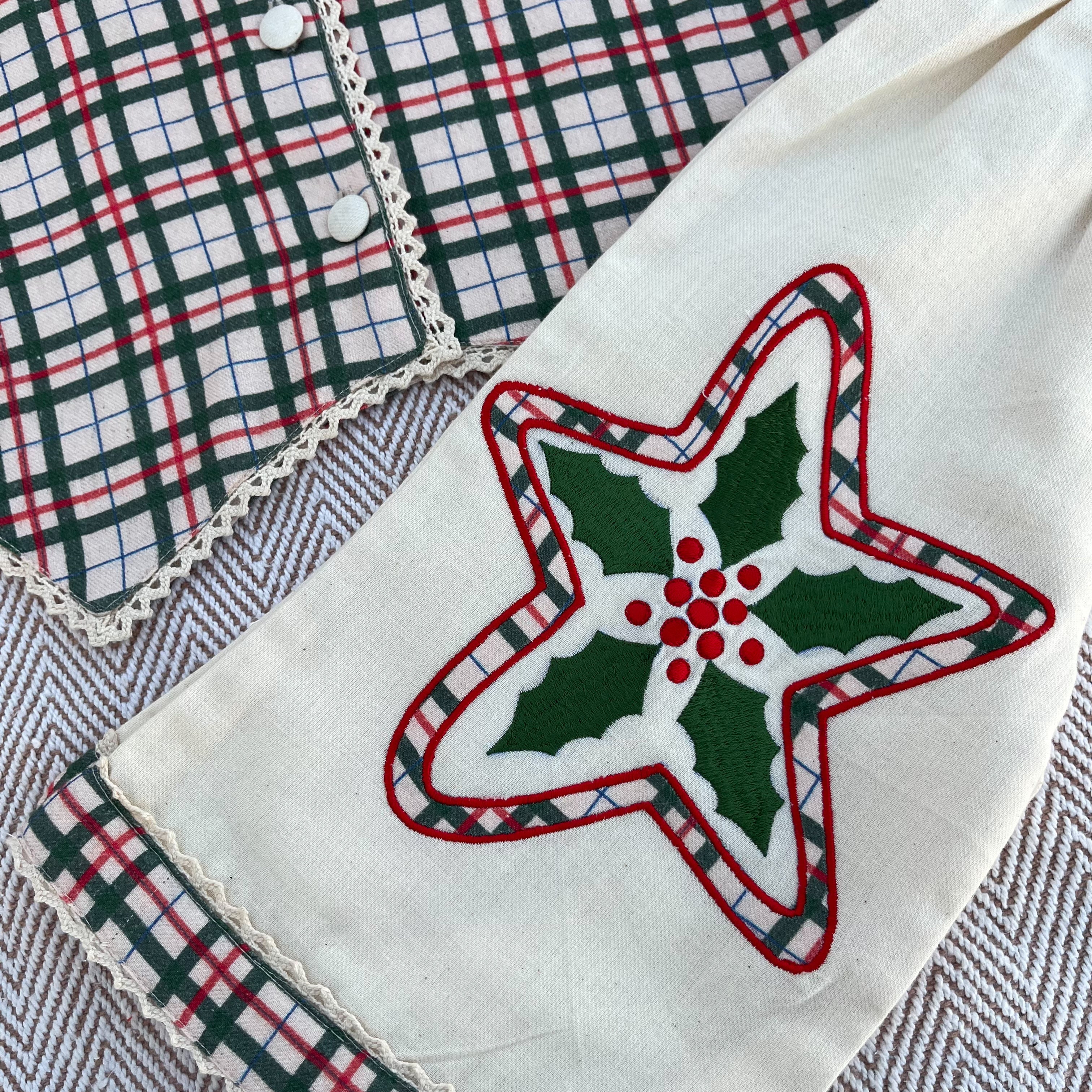 Cotton twill christmas co-ord set for infants, toddlers and kids-perfect for festive occasions