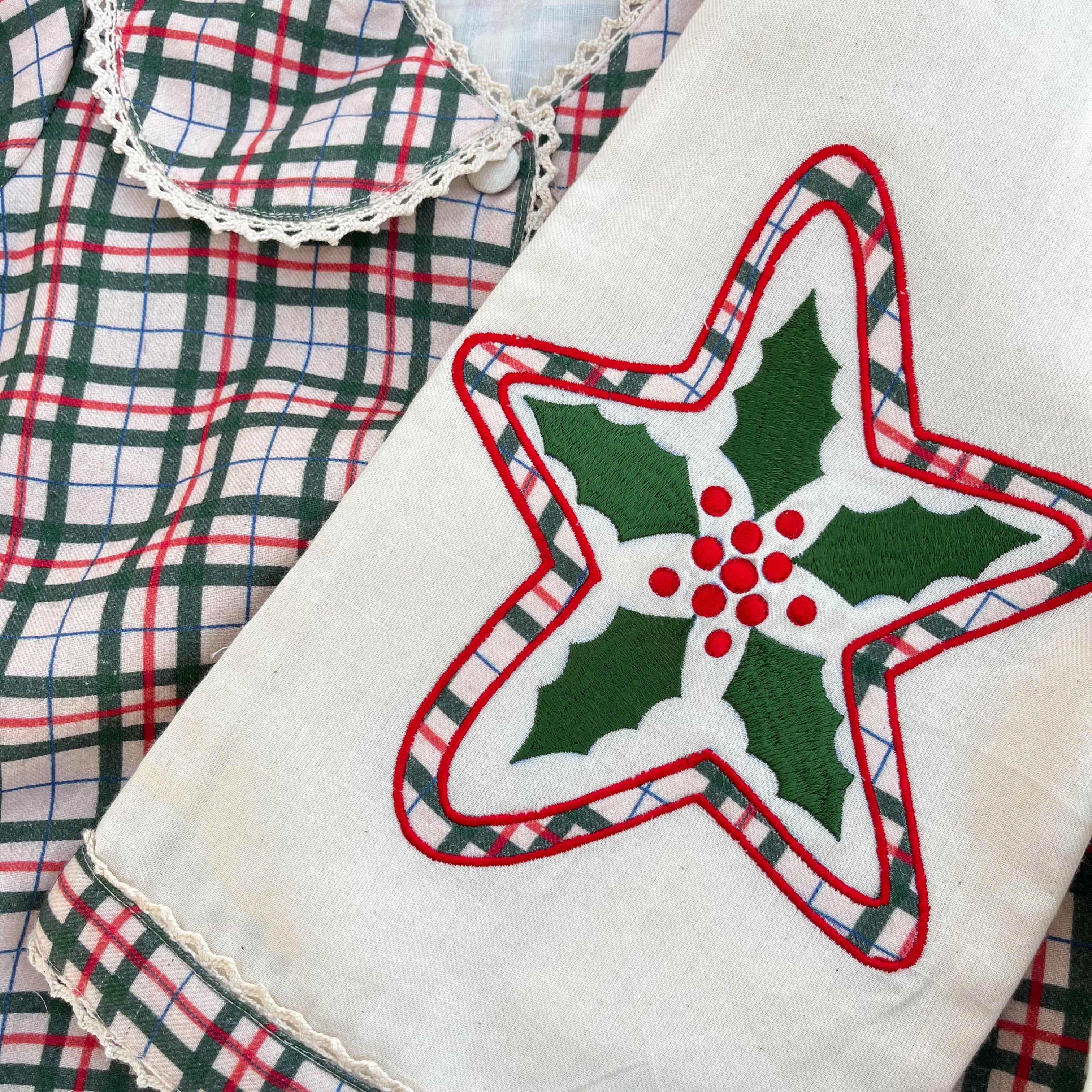 Cotton twill christmas co-ord set for infants, toddlers and kids-perfect for festive occasions