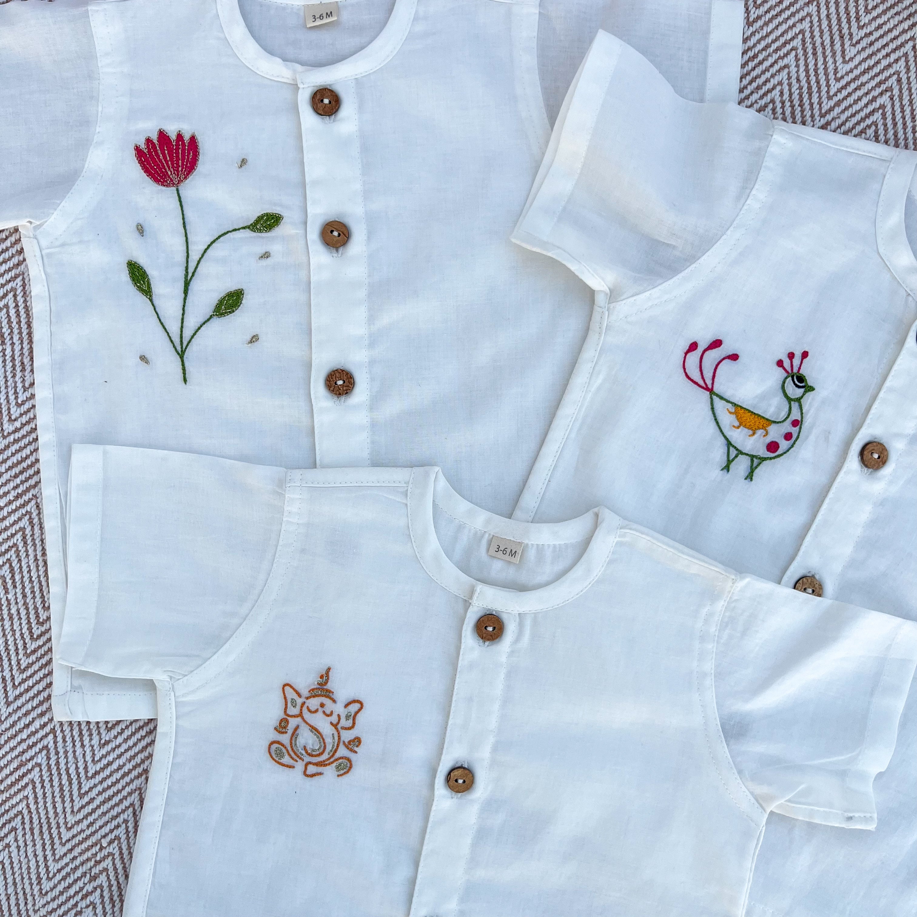 Organic Cotton Homecoming Set of 3 Jhabla