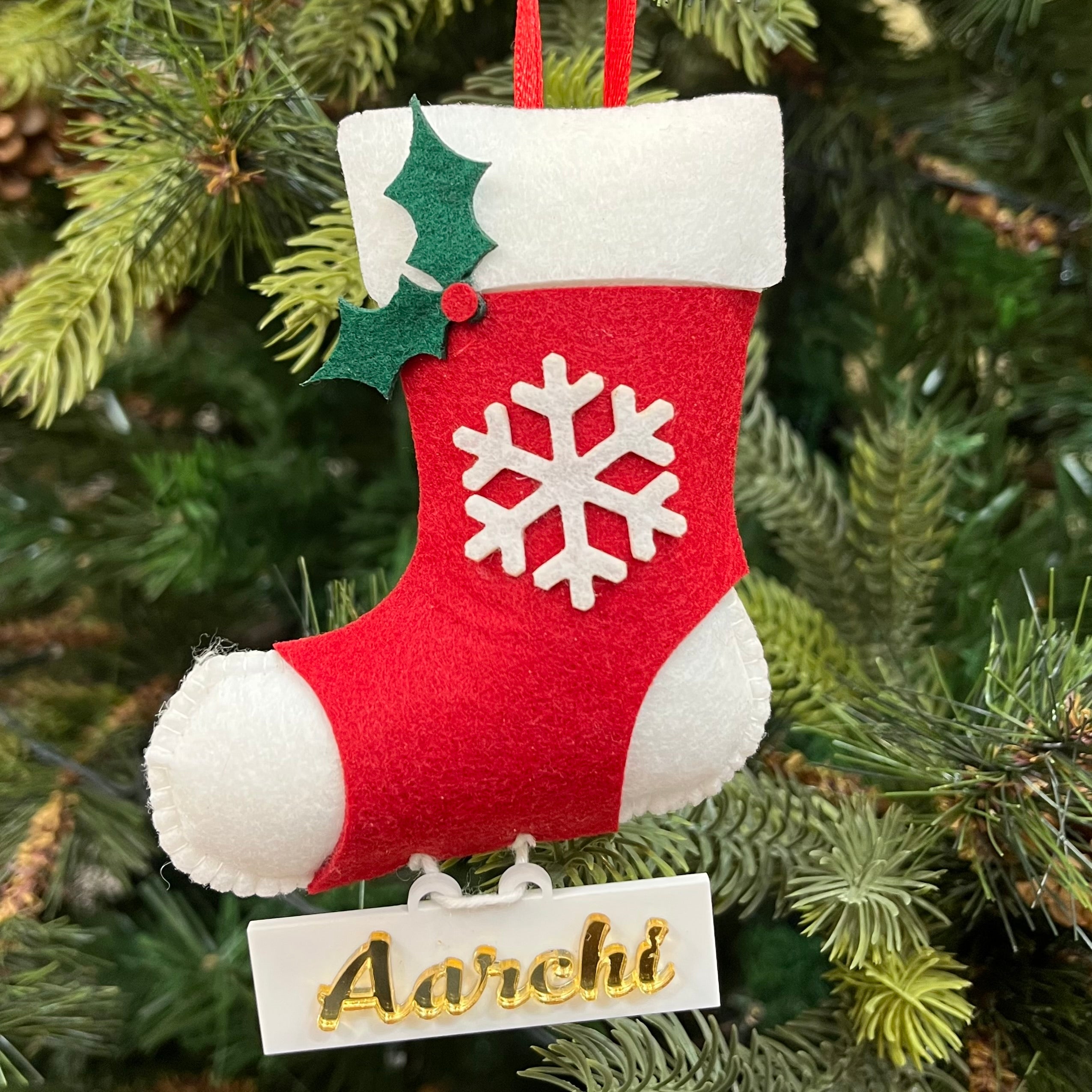Stocking Felt Ornament