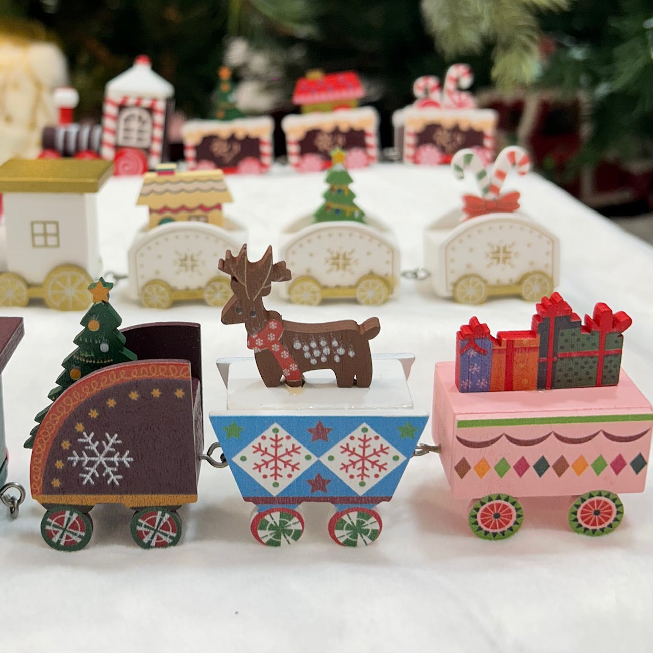 Jingle Bell Express Train - Set of 3
