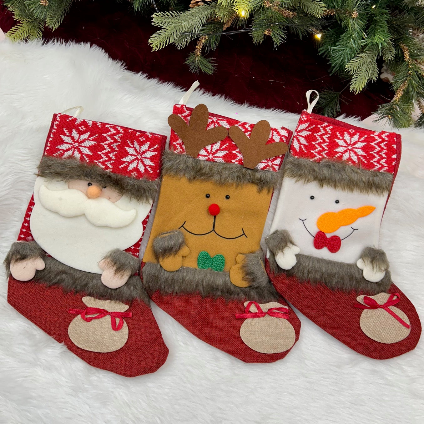 Jolly Joy Stocking (Reindeer)