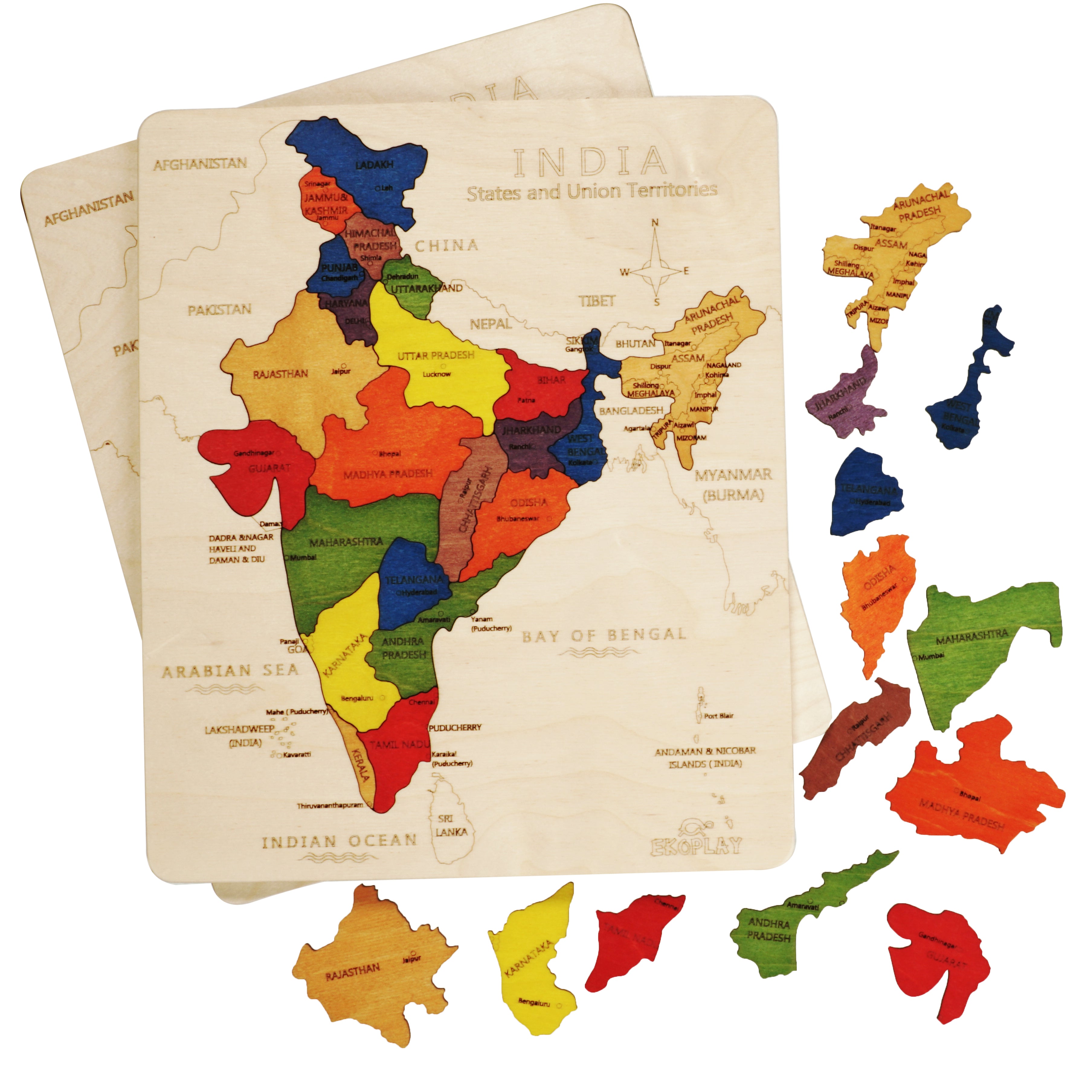 India Map - Totdot