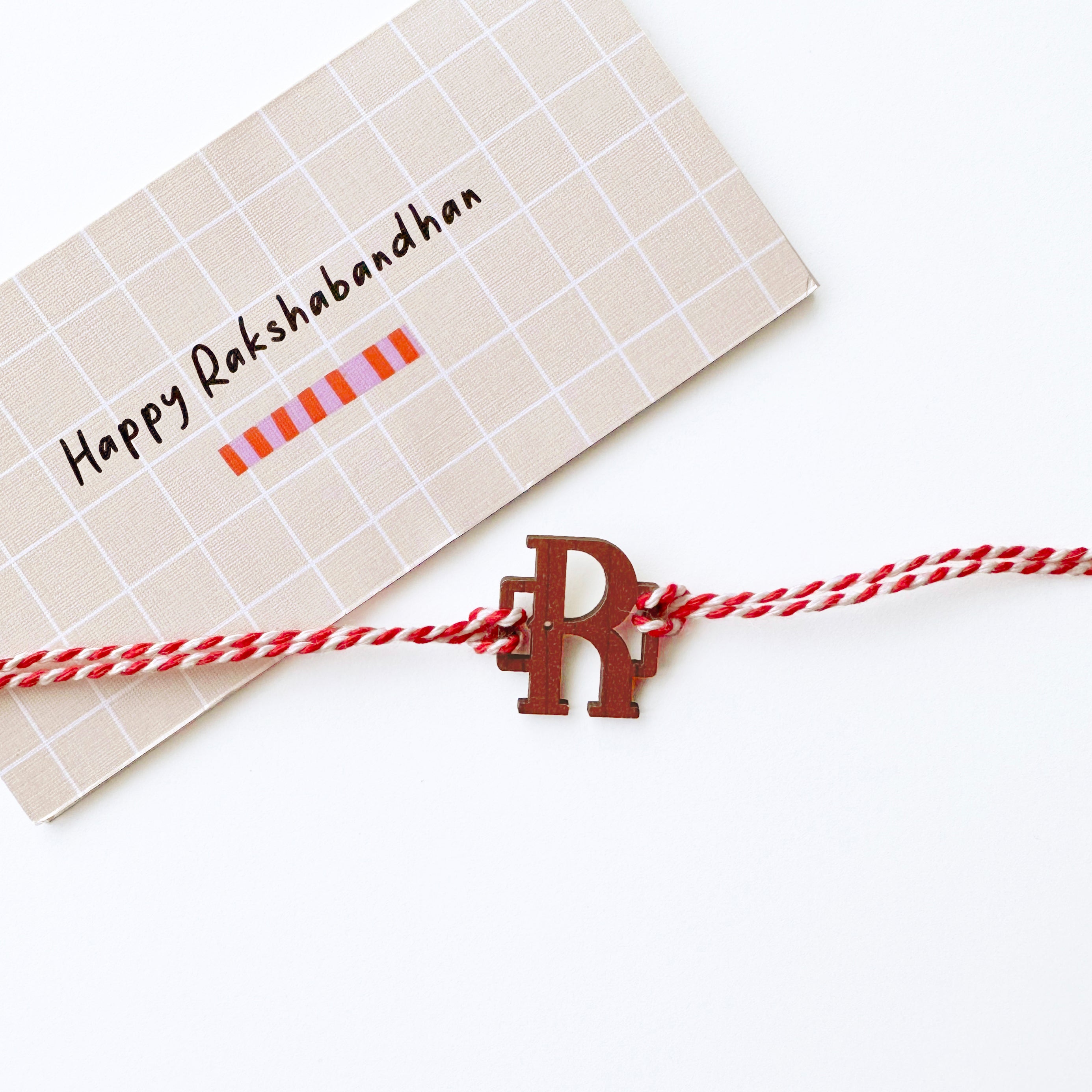 Personalised initial rakhi for kids – Totdot