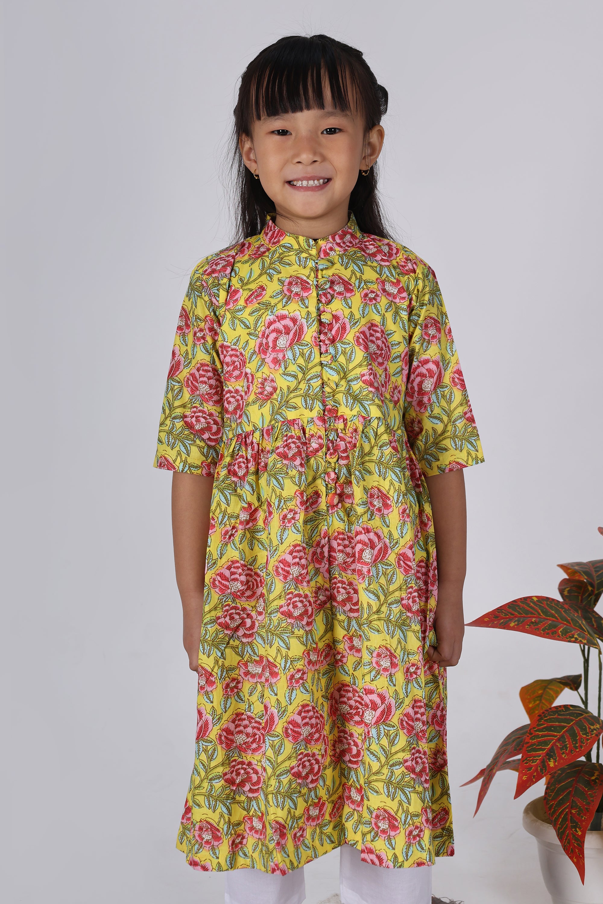 Lemon Kurta Set