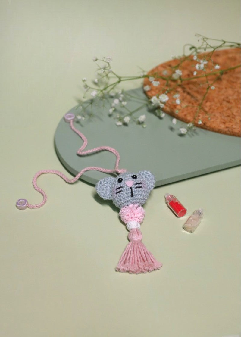 Kitty Kisses handmade crochet rakhi by Haute By Hand – Raksha Bandhan gift India