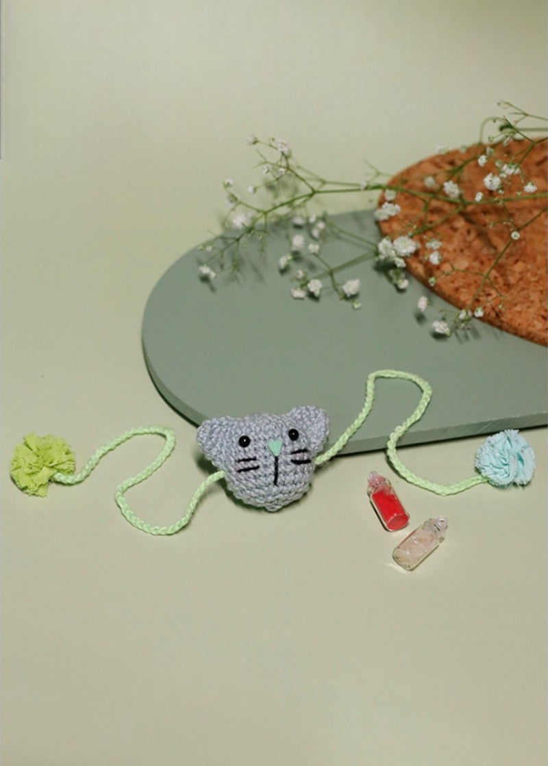 Kitty Kisses handmade crochet rakhi by Haute By Hand – Raksha Bandhan gift India