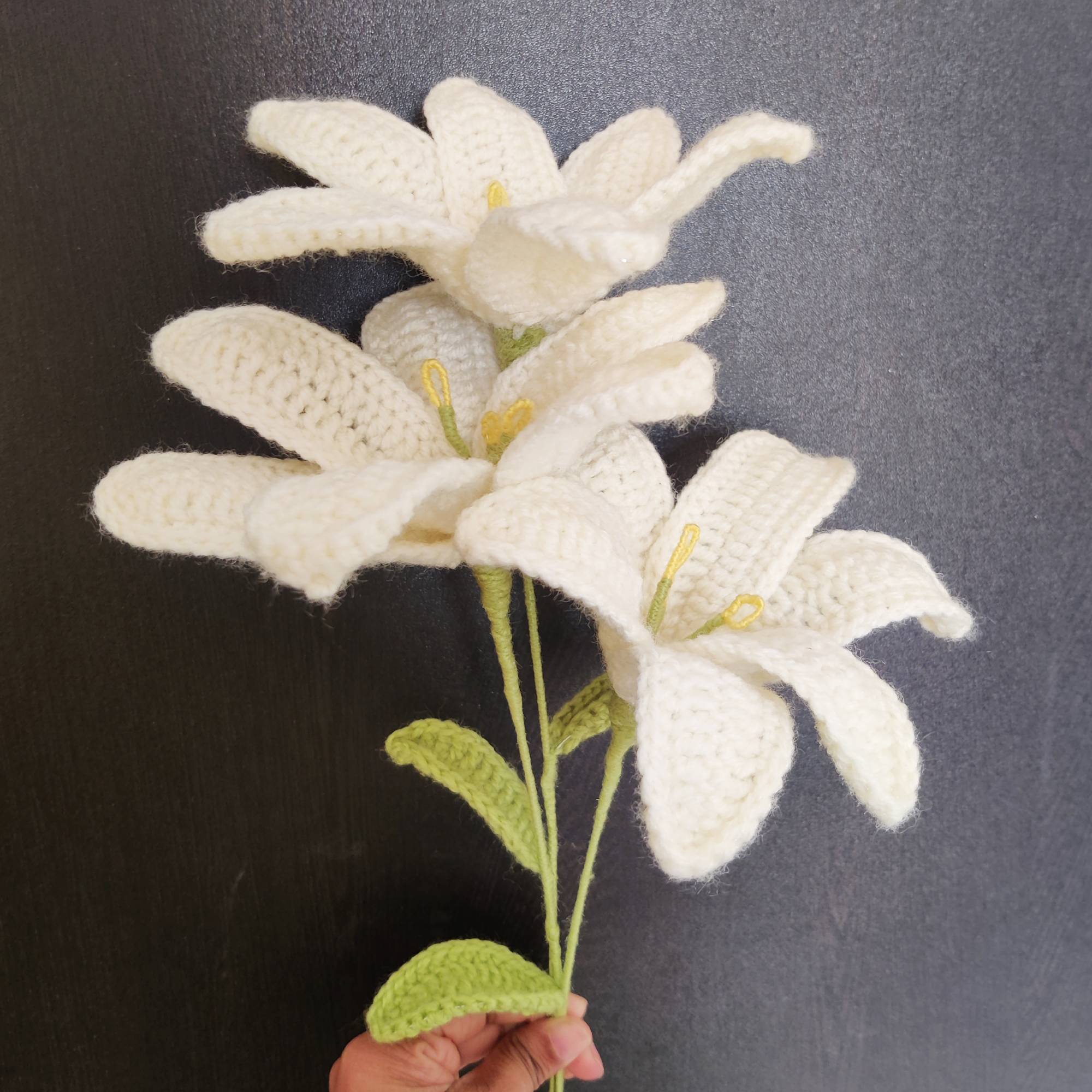 white lily crochet pattern Lily Crochet Flower
