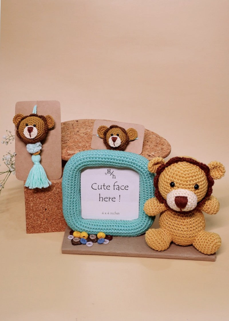 Lion Cub handmade crochet rakhi by Haute By Hand – Raksha Bandhan keepsake India