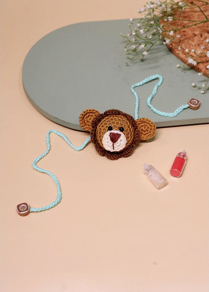 Lion Cub handmade crochet rakhi by Haute By Hand – Raksha Bandhan keepsake India