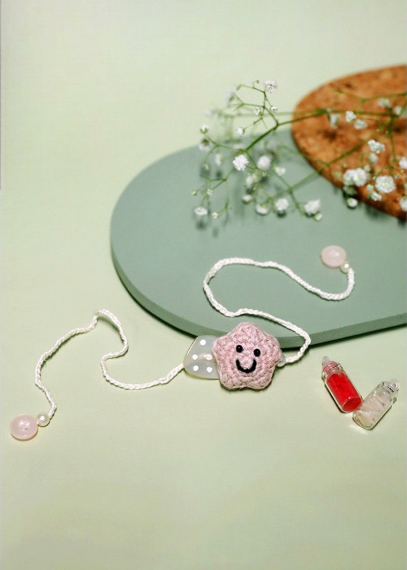 Little Star newborn handmade crochet rakhi by Haute By Hand – baby Raksha Bandhan