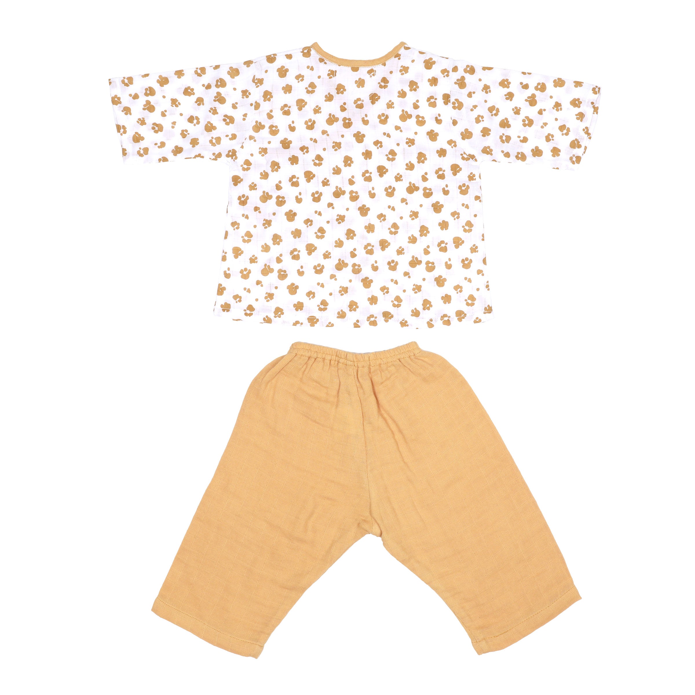 Organic Muslin Kimono Lounge Set - Born To Be Wild | Paws