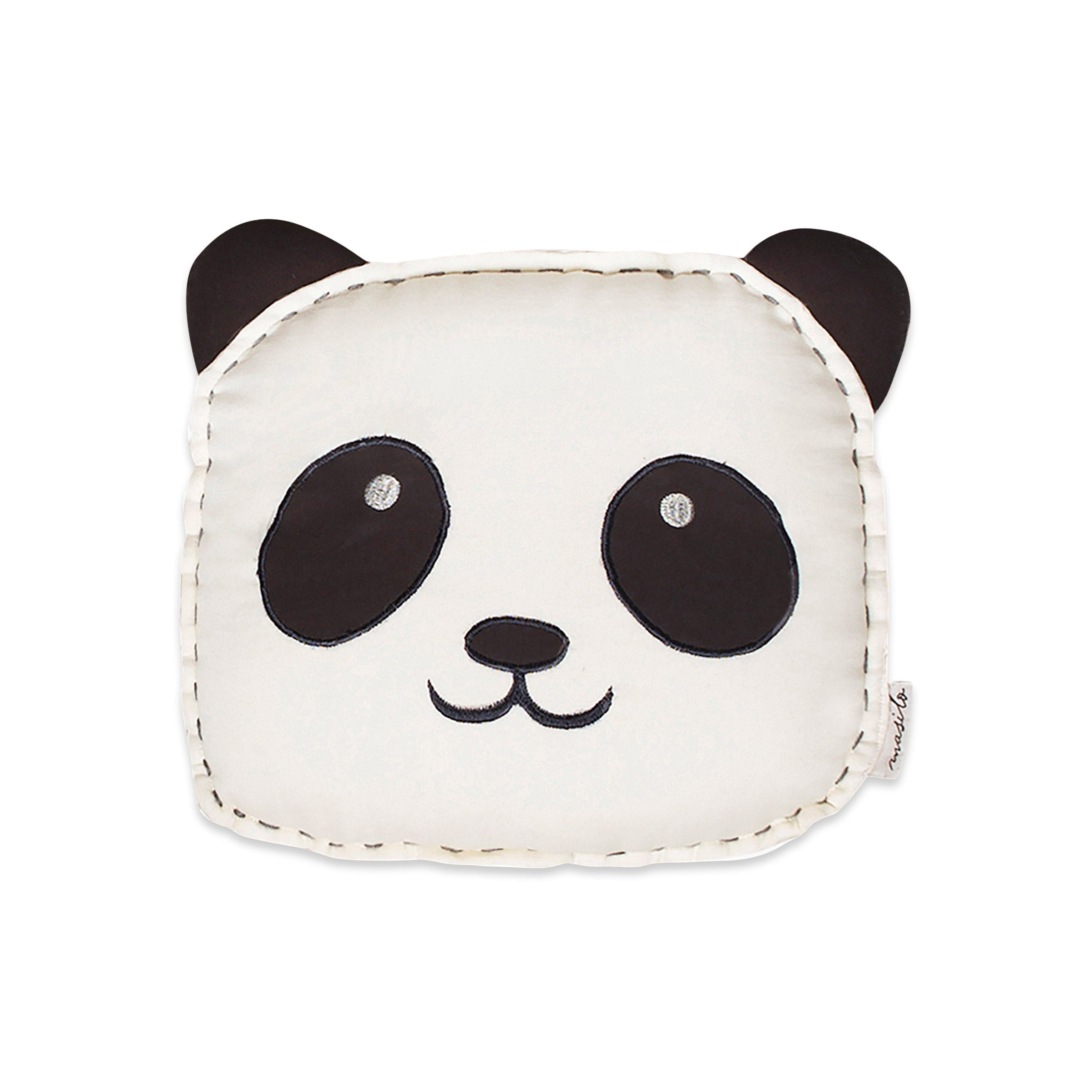 Organic Shape Cushion - Peekaboo Panda