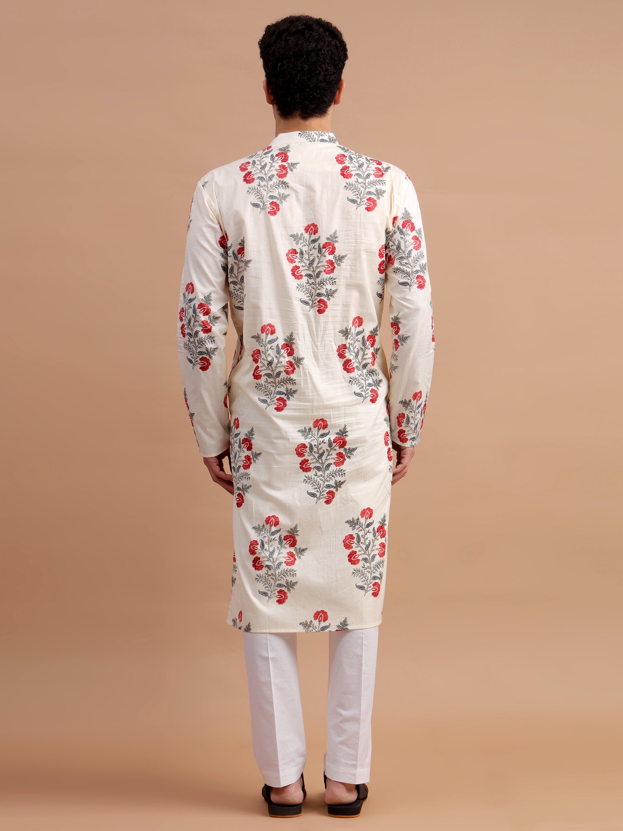 Off-White Men Kurta Set