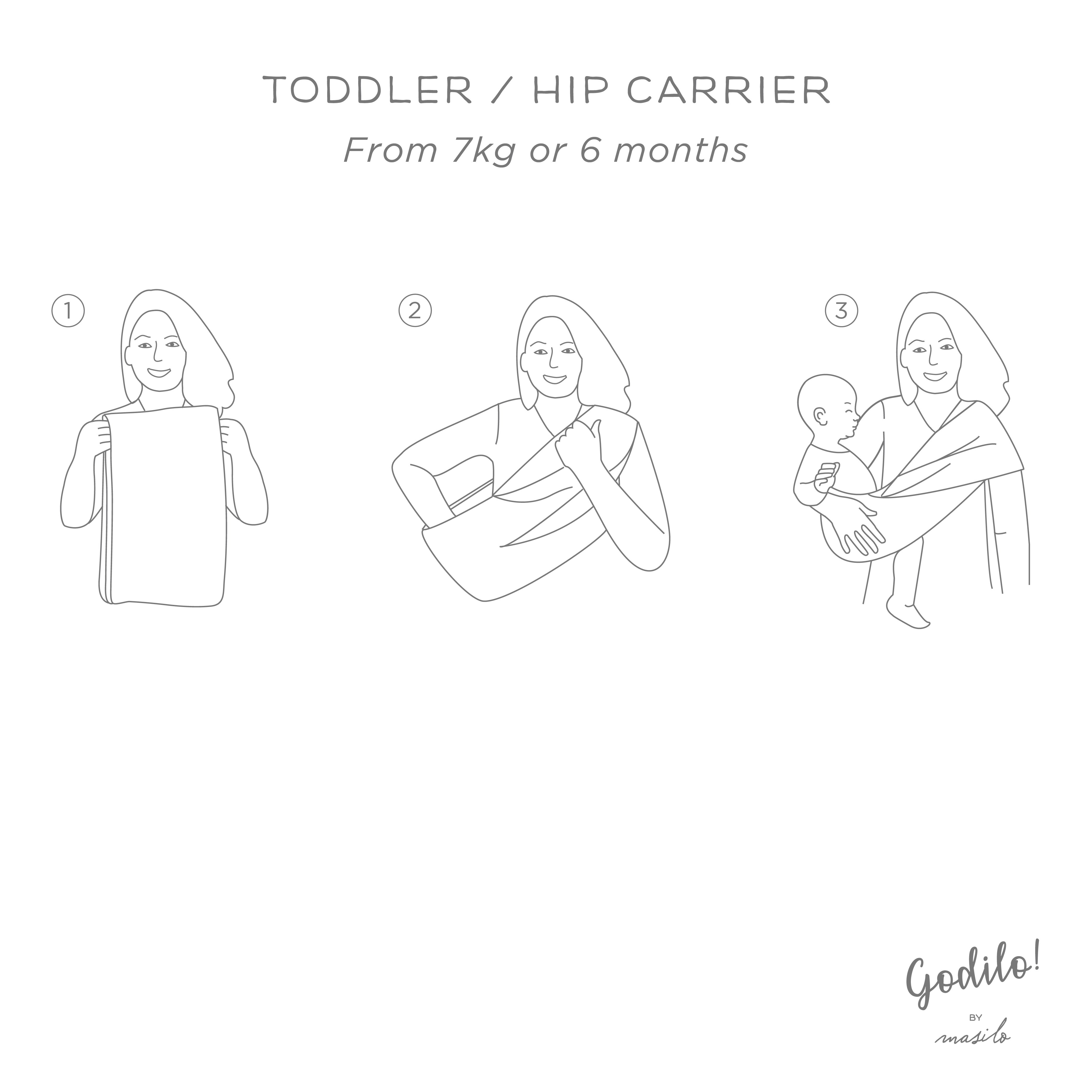 Godilo Ergonomic Organic Cotton Baby Carrier Wrap – Leaf