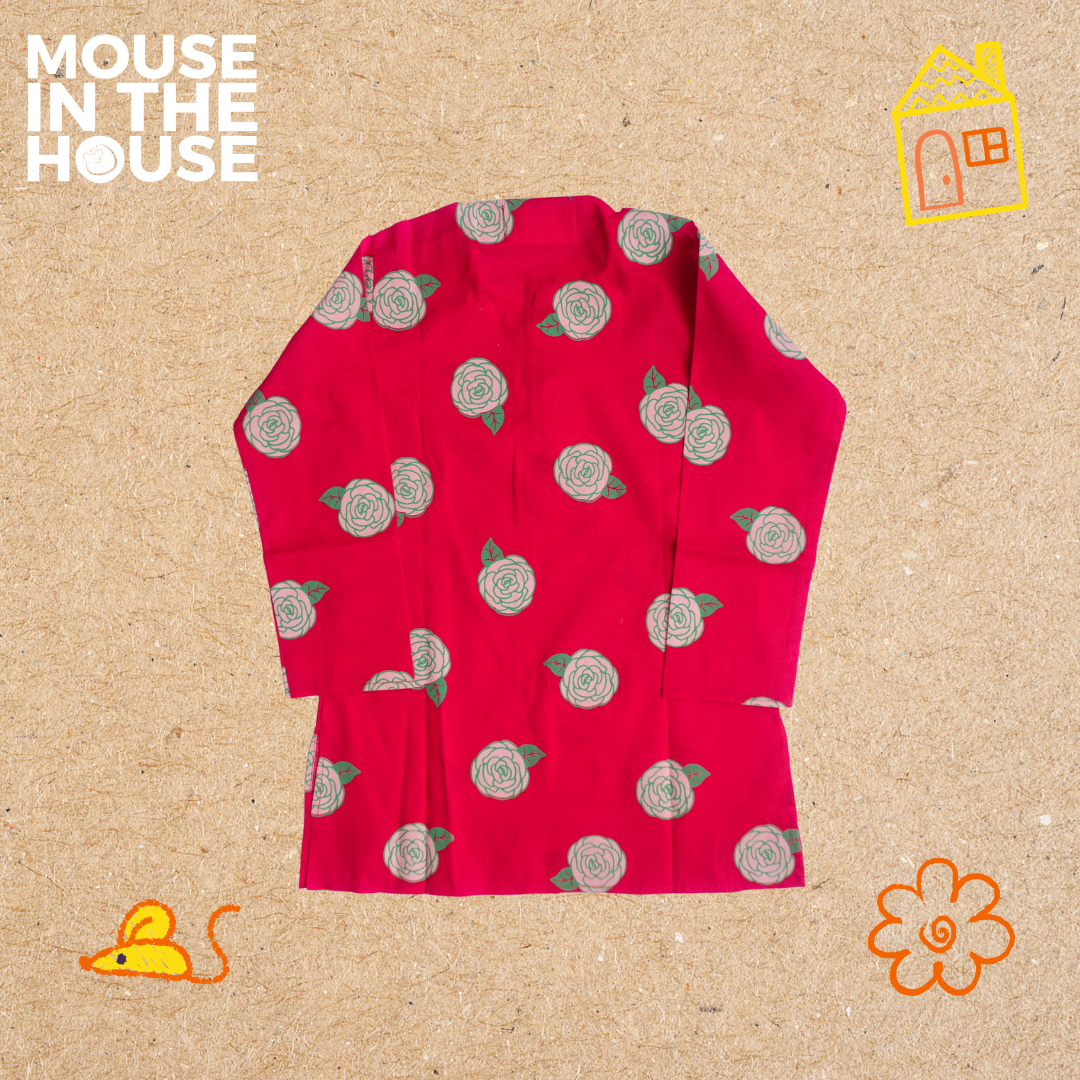 Blooming Red- Ethnic Wear Boys