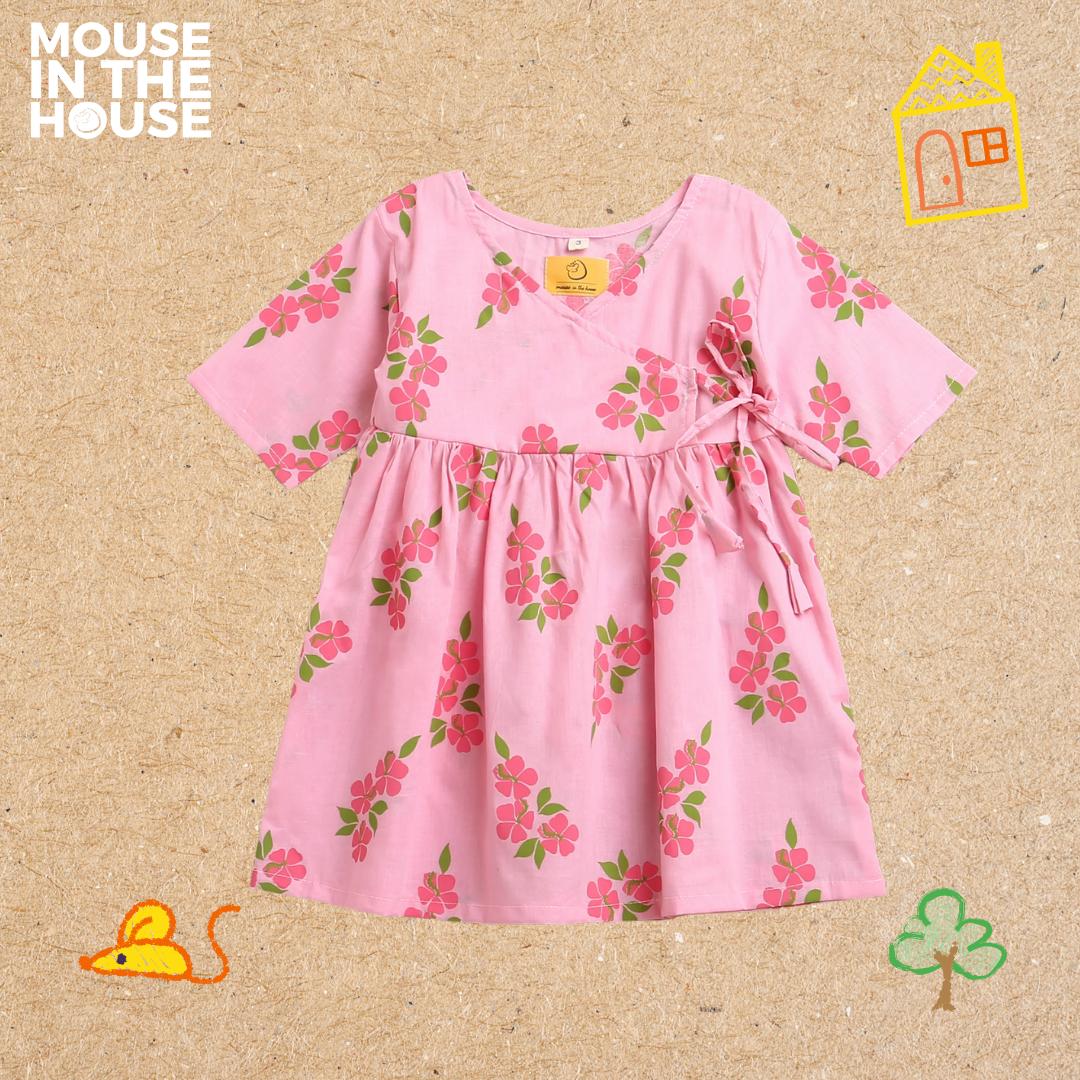 Lane of Happiness (Pink) - Girls Ethnic Wear