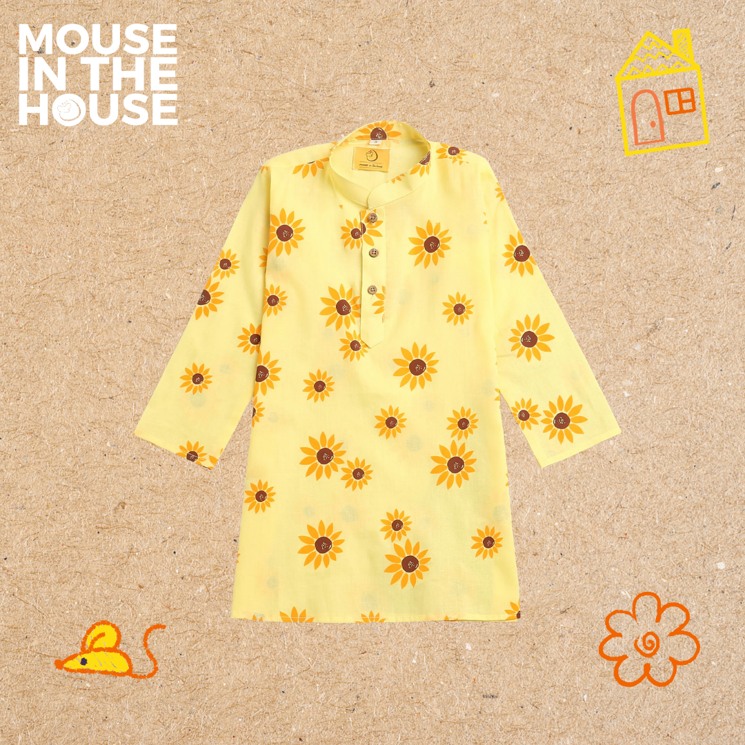 Lane of Dreams (Yellow) - Ethnic Wear Boys