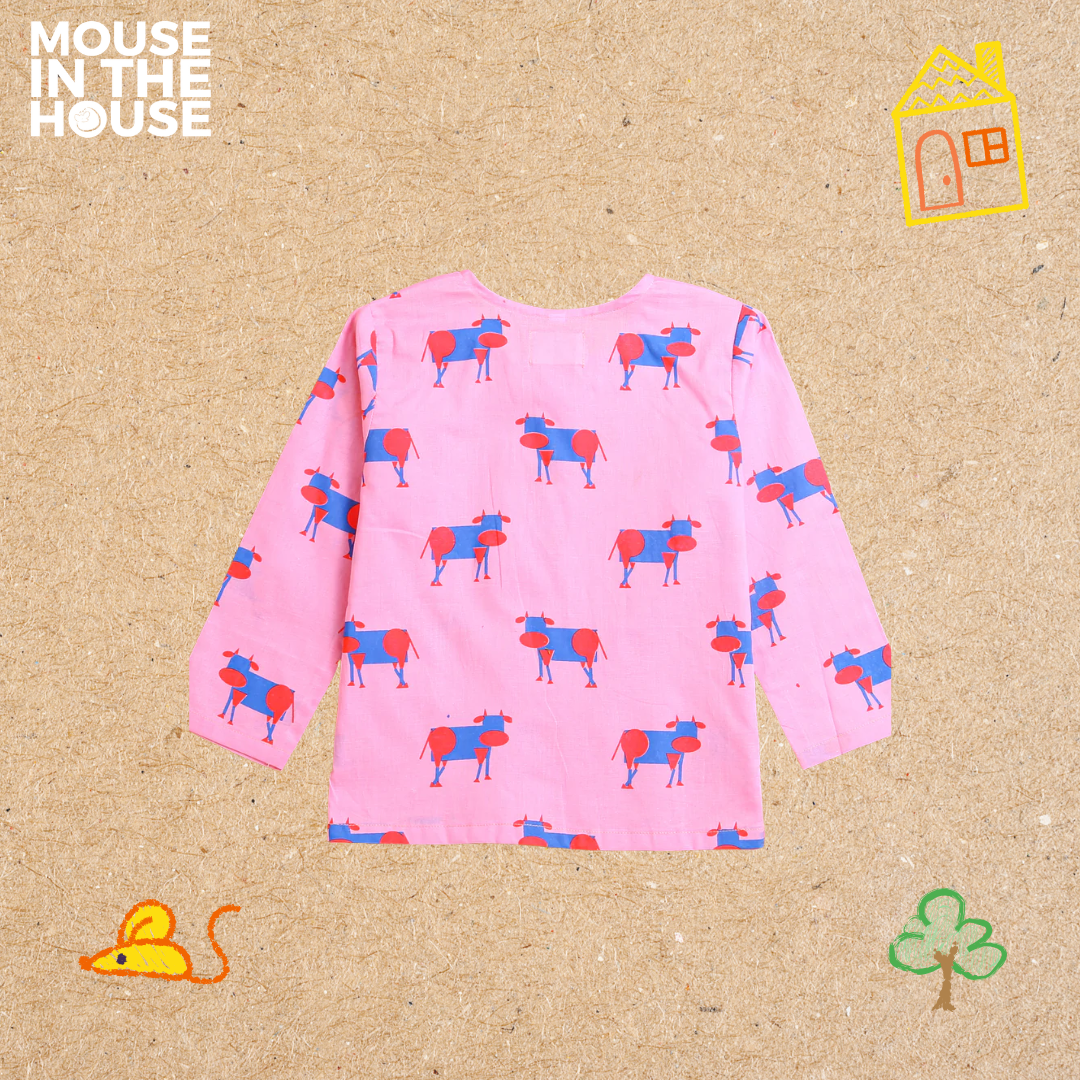 Pink Square- Unisex Nightdress