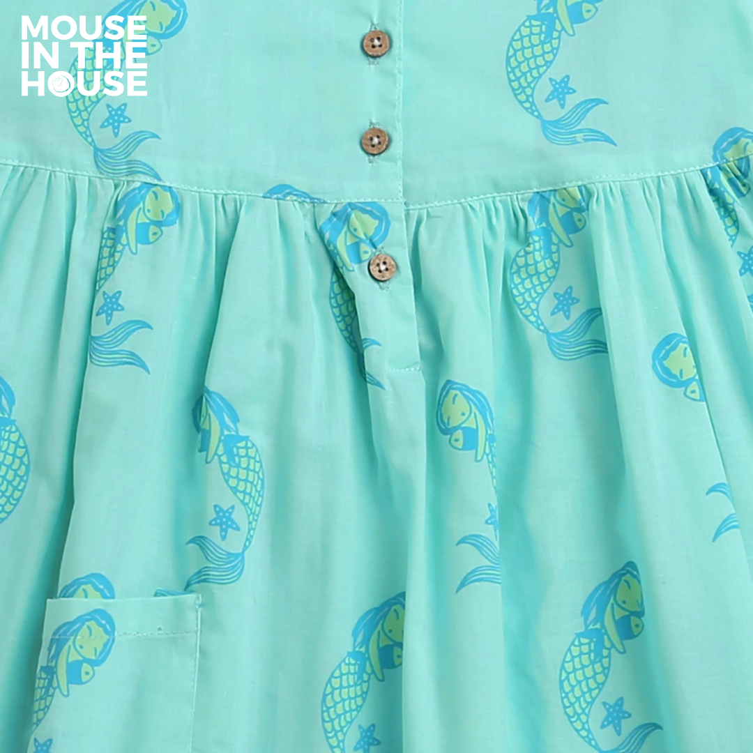 Adella The Mermaid - Cotton Dress