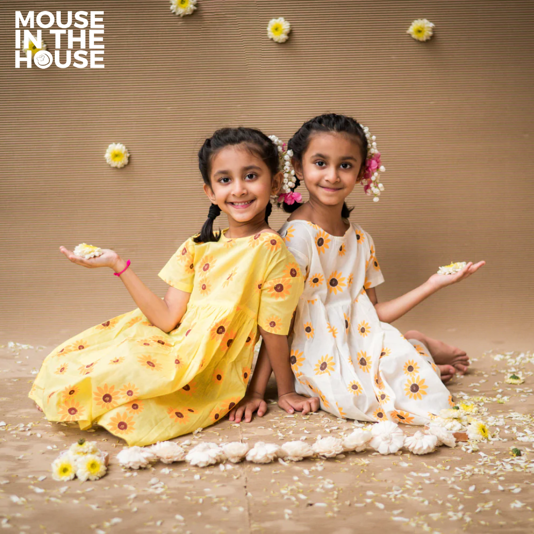 Lane of Dreams (Yellow)- Cotton Dress