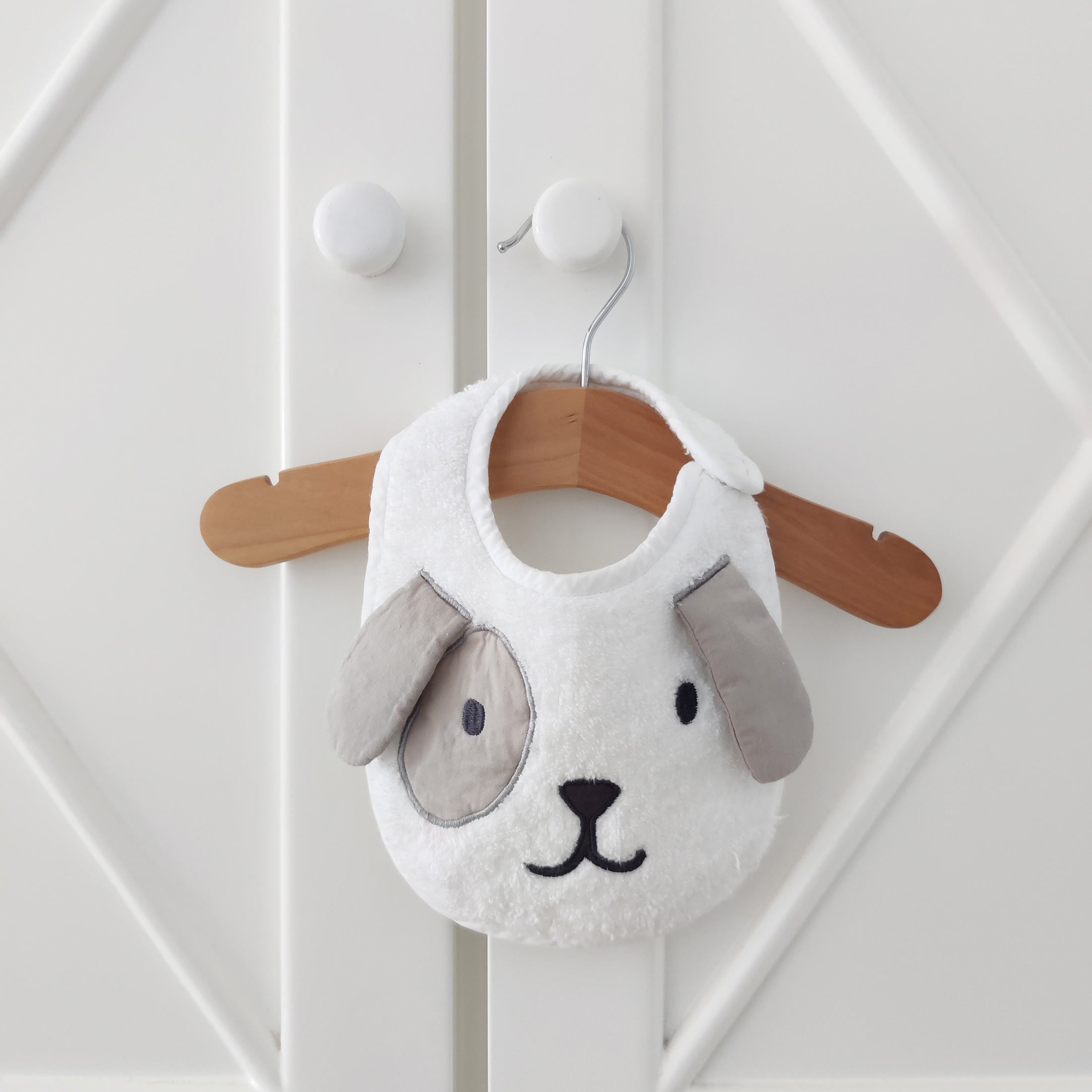 Newborn Bibs - Puppy & Lion | Pack of 2