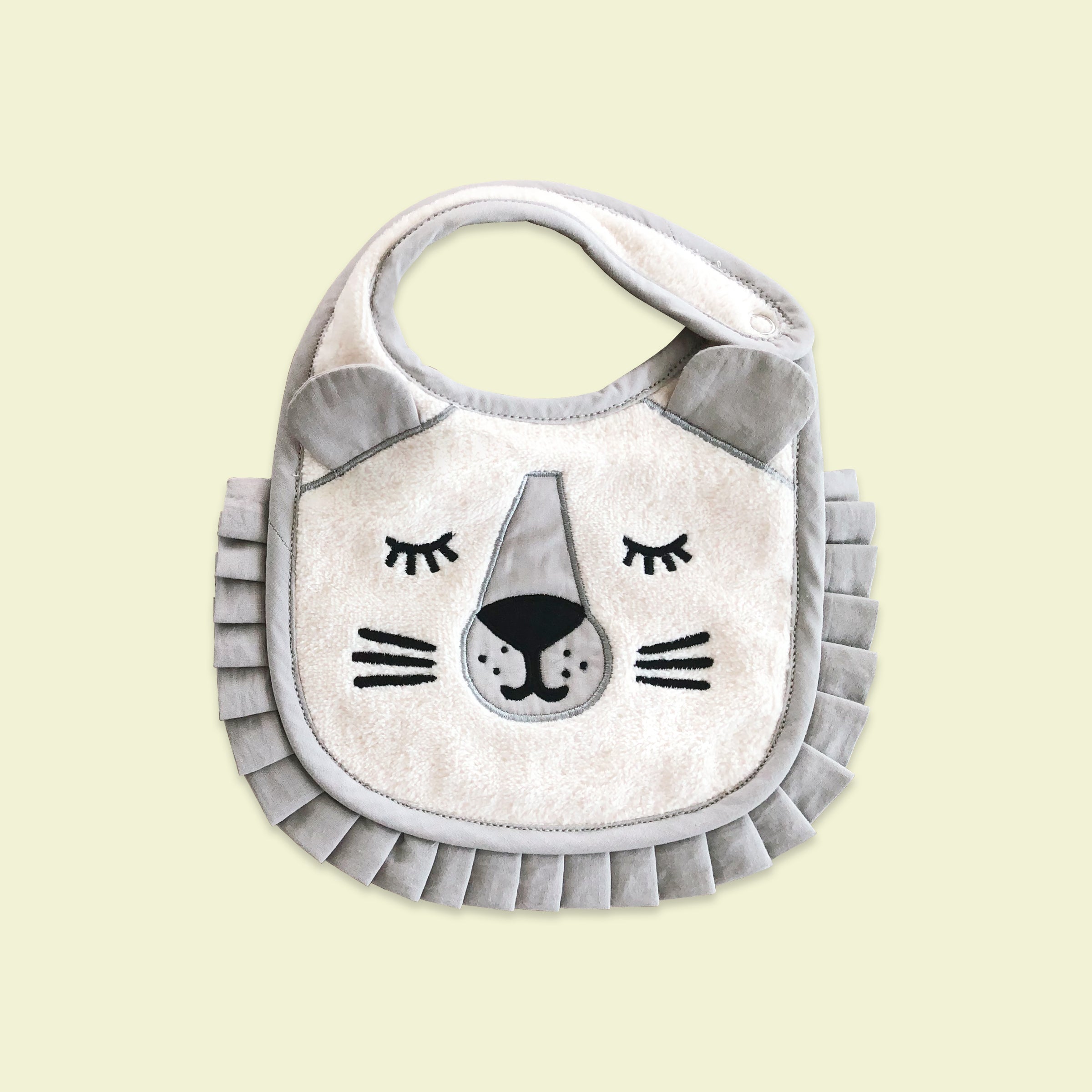Newborn Bibs - Puppy & Lion | Pack of 2