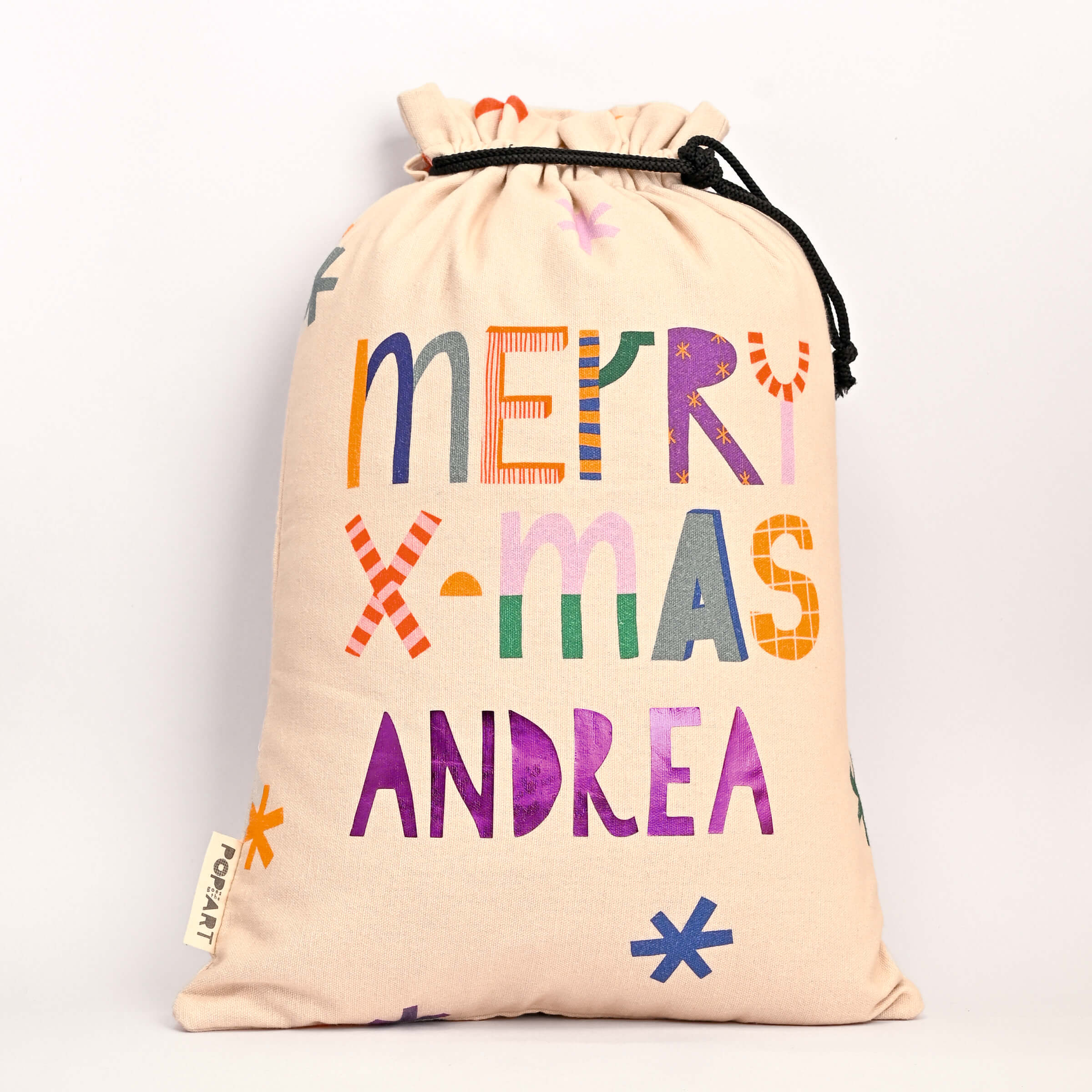 Personalised Sack - Merry Xmas