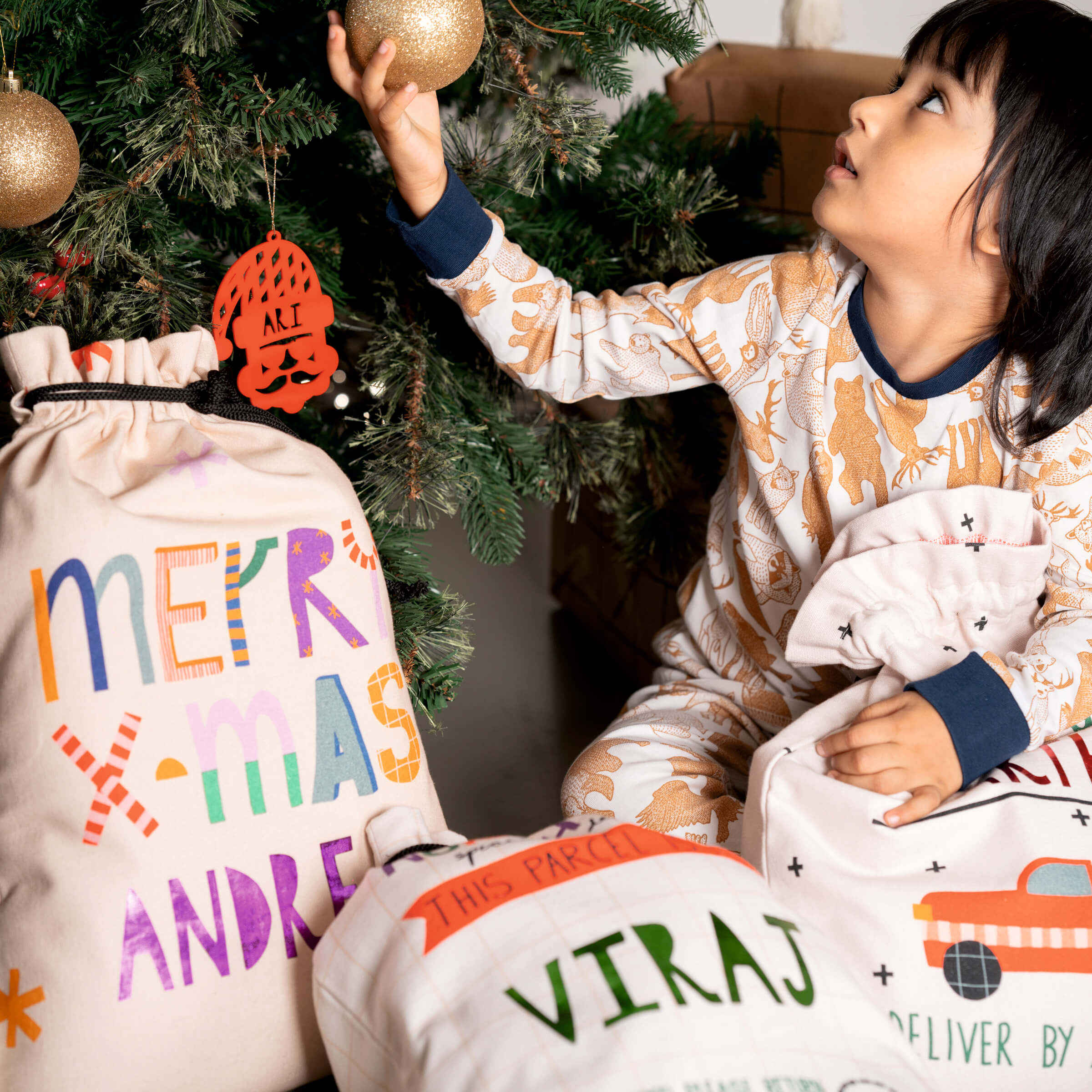 Personalised Sack - Merry Xmas