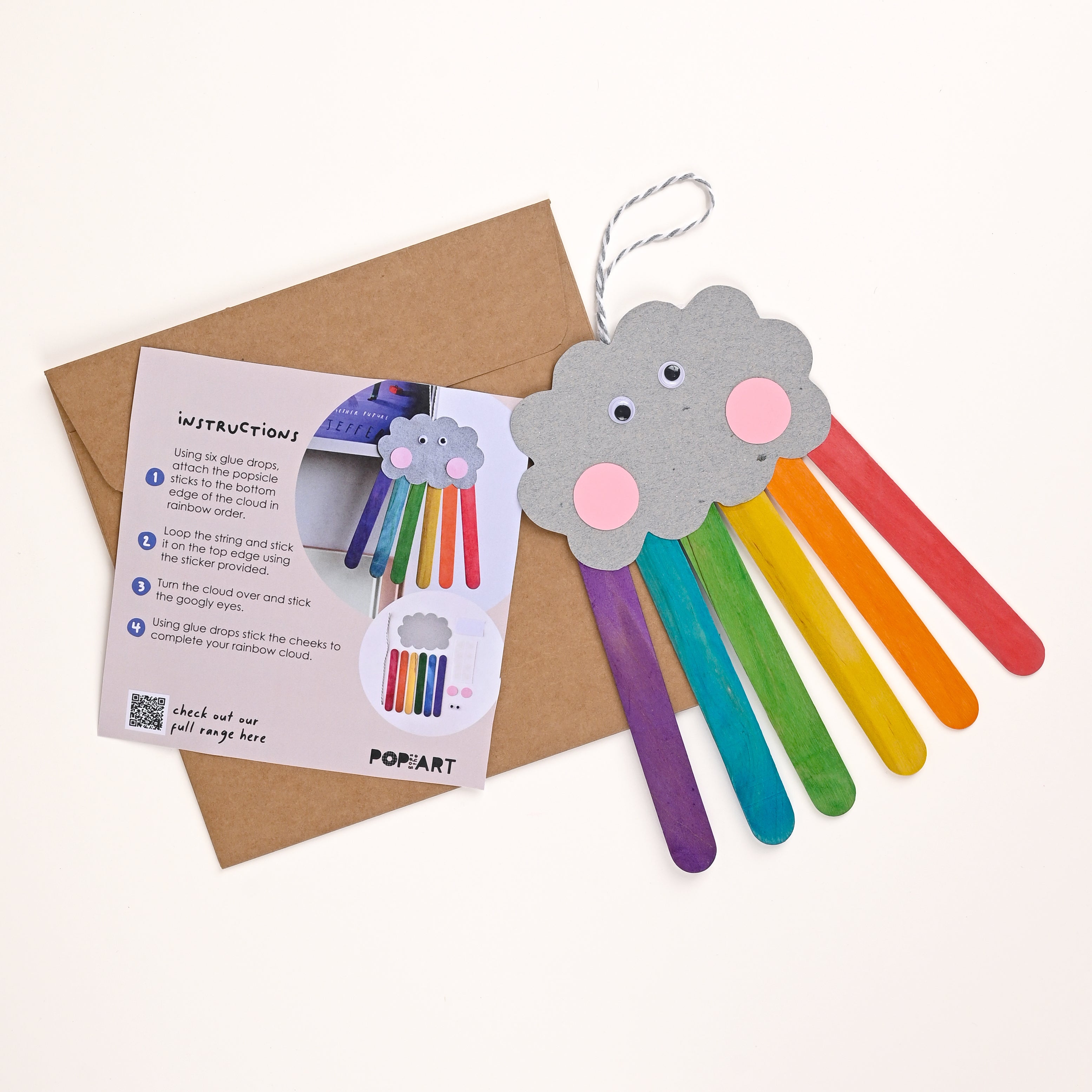 Rainbow Cloud Hanging - Mini Craft