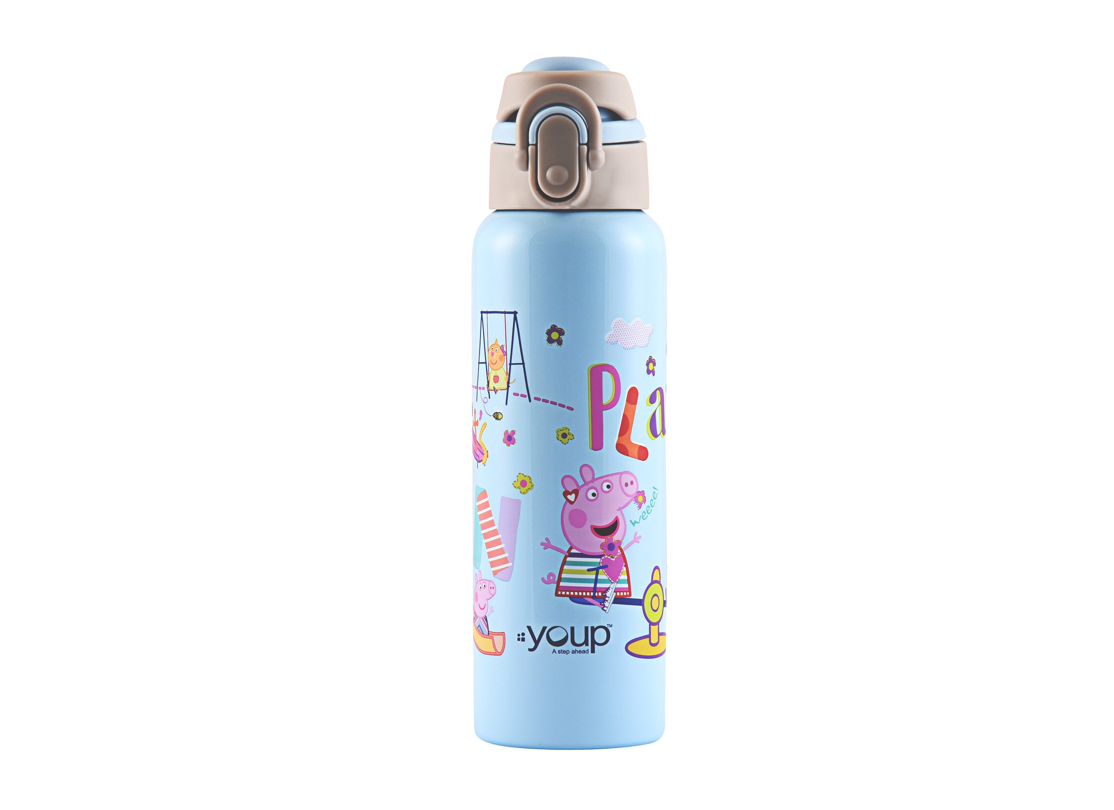 Stainless Steel Peppa Pig Kids Water Bottle Lyra - 600 Ml