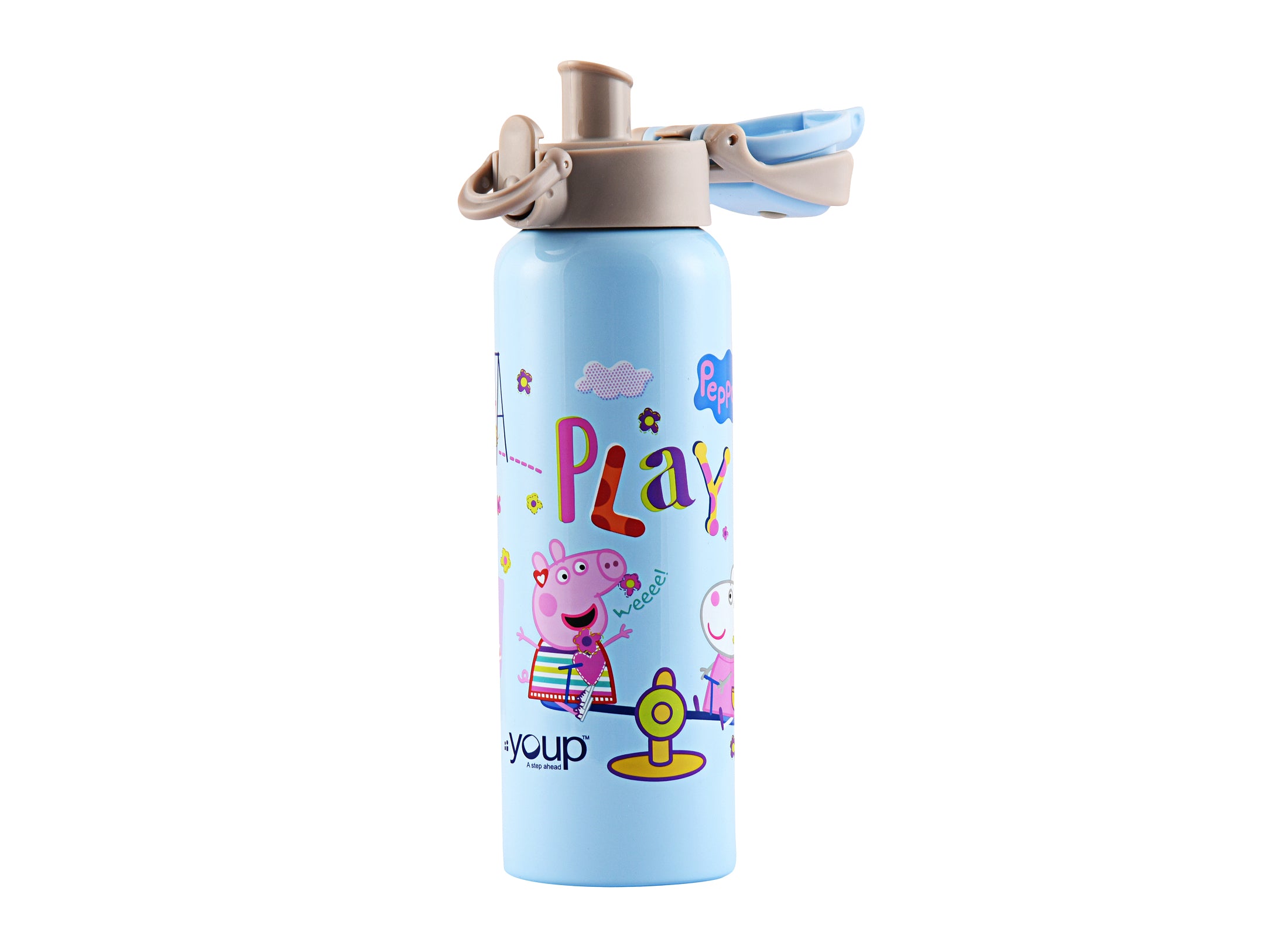 Stainless Steel Peppa Pig Kids Water Bottle Lyra - 600 Ml
