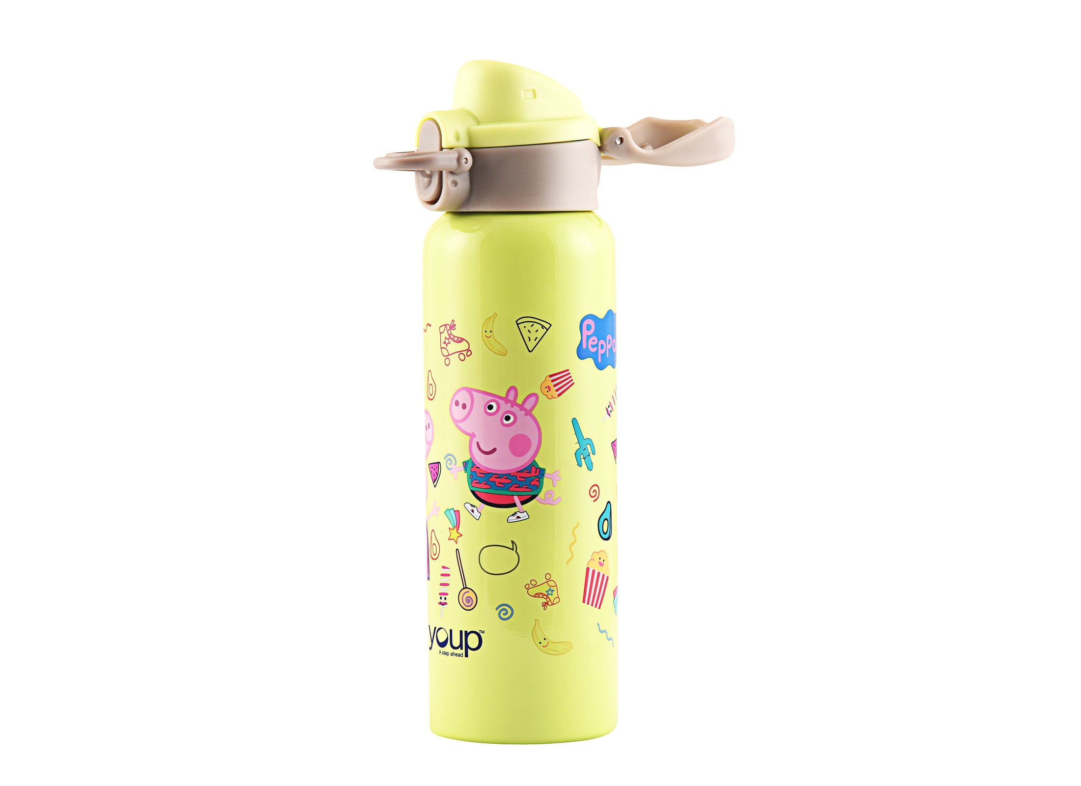Stainless Steel Peppa Pig Kids Water Bottle Lyra - 600 Ml