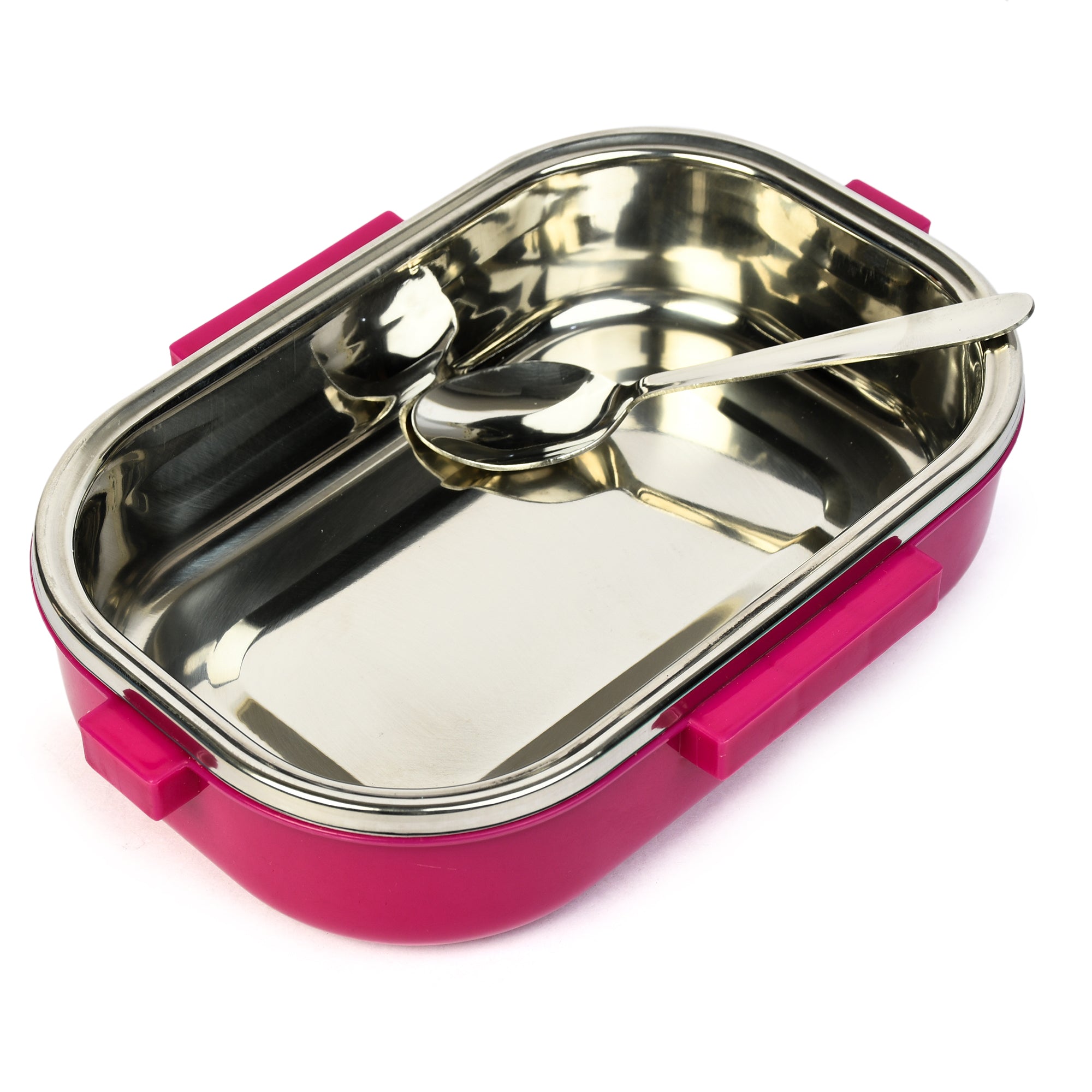 Stainless Steel Peppa Pig Theme Kids Lunch Box Happy Bite 700 Ml