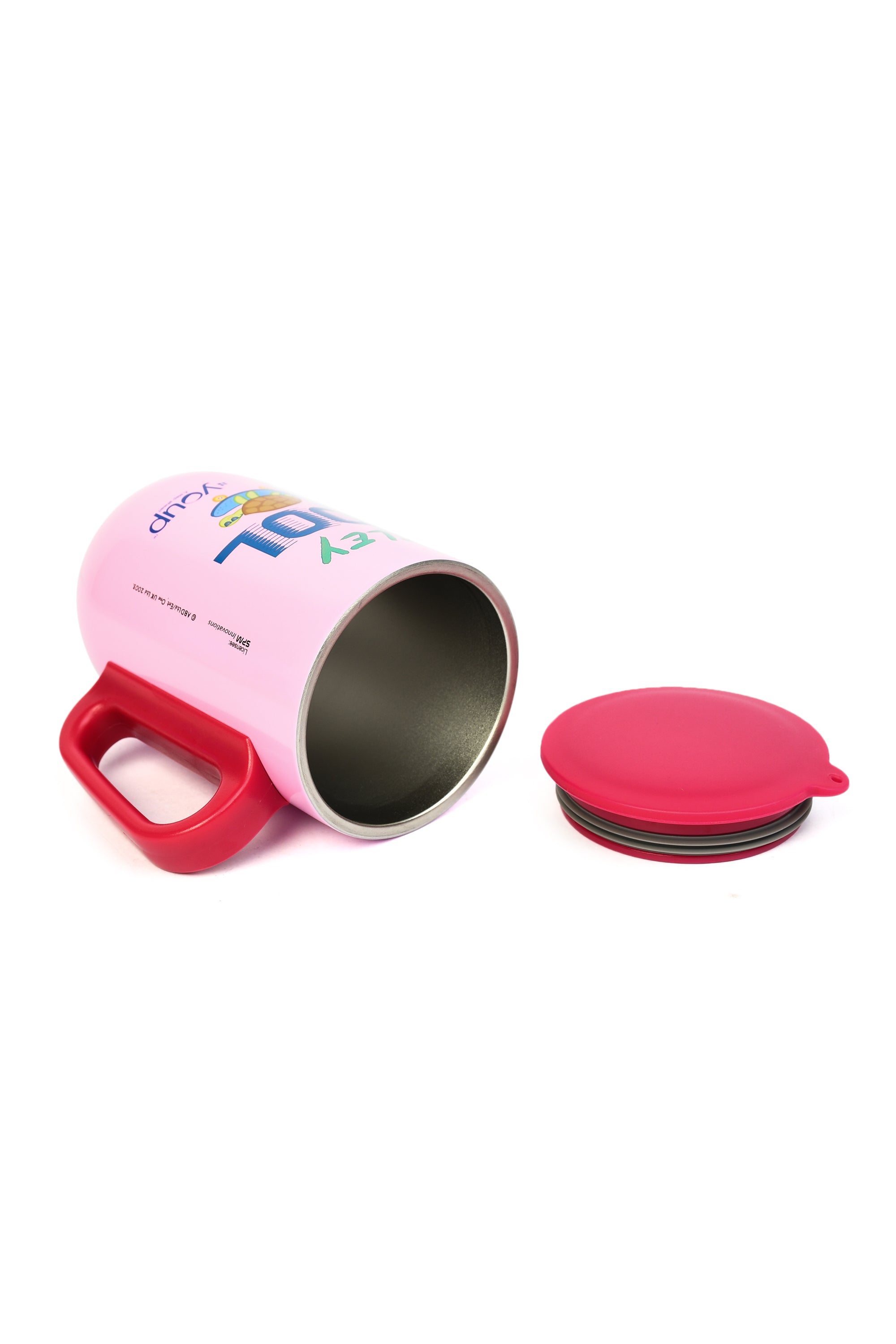 Stainless Steel Peppa Pig Kids Insulated Mug With Cap - 320 Ml