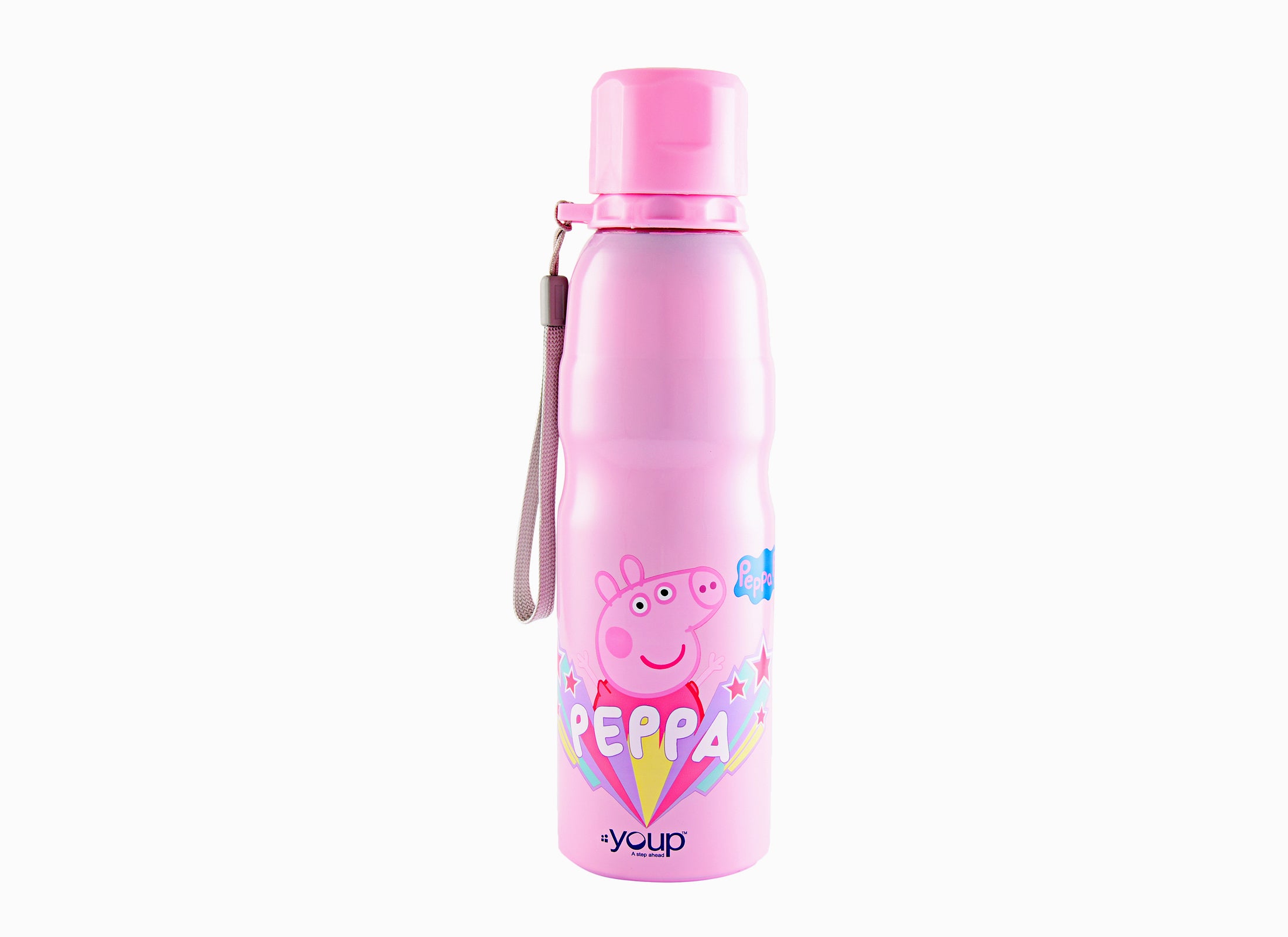 Stainless Steel Peppa Pig Kids Water Bottle Harper - 750 Ml