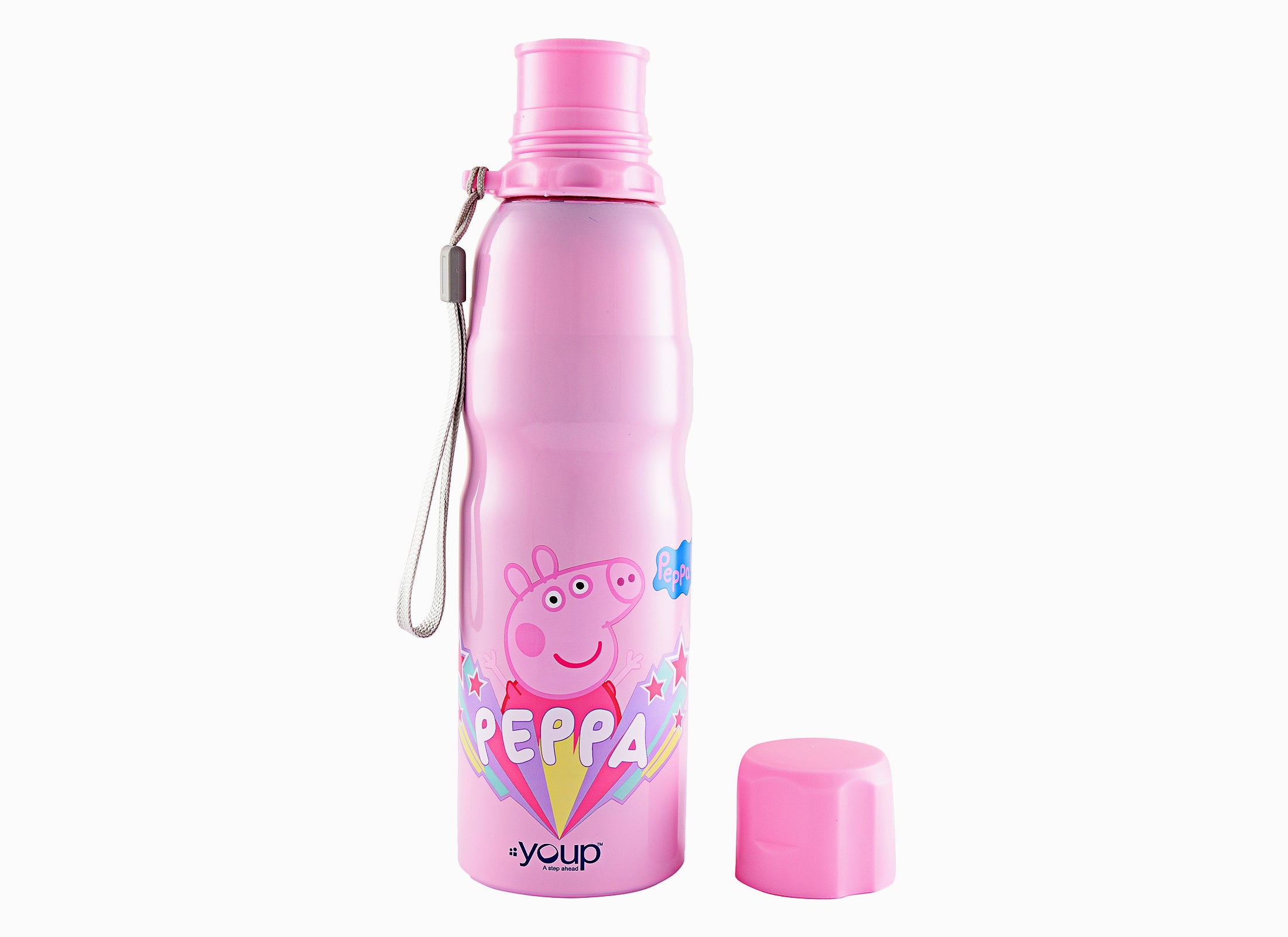 Stainless Steel Peppa Pig Kids Water Bottle Harper - 750 Ml