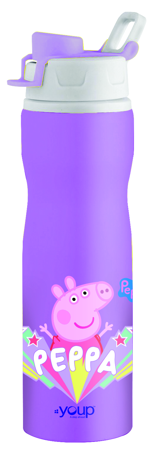 Stainless Steel Peppa Pig Kids Water Bottle Oscar - 750 Ml