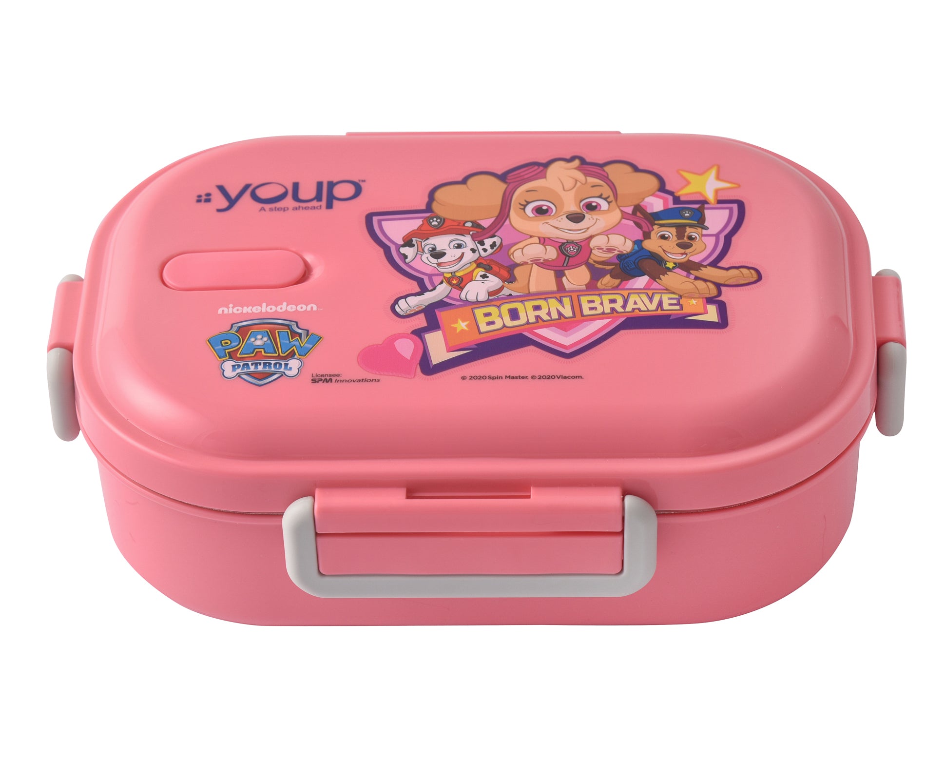Stainless Steel Insulated Lunch Box With Spoon Paw Patrol Print Crunch 700 Ml
