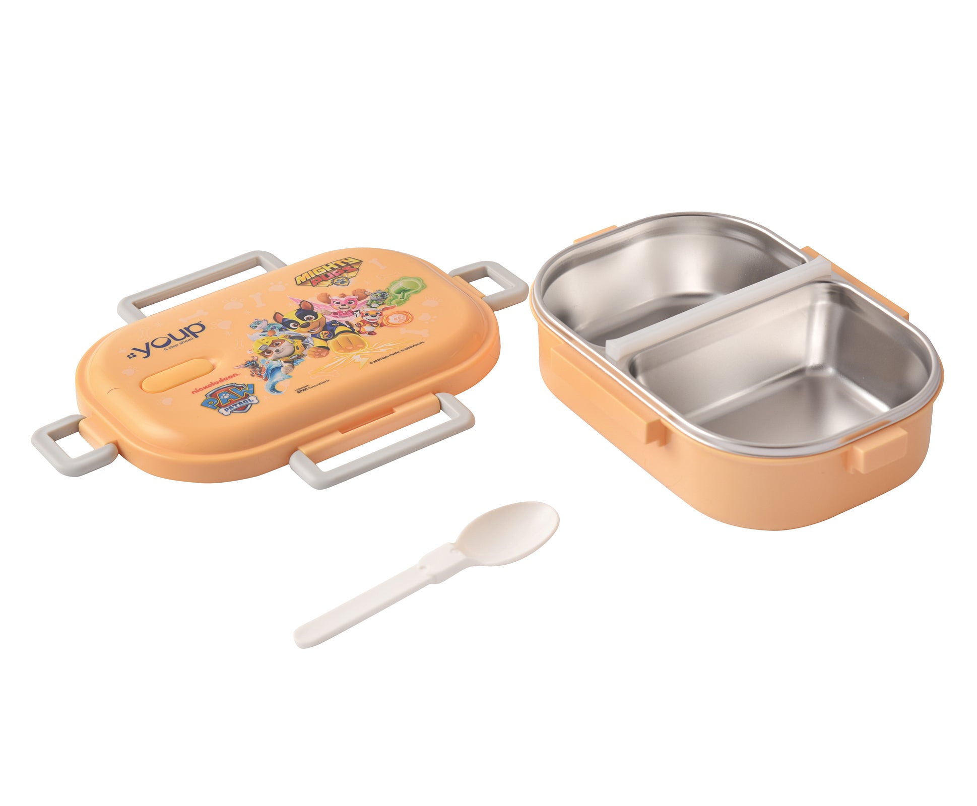 Stainless Steel Insulated Lunch Box With Spoon Paw Patrol Print Crunch 700 Ml