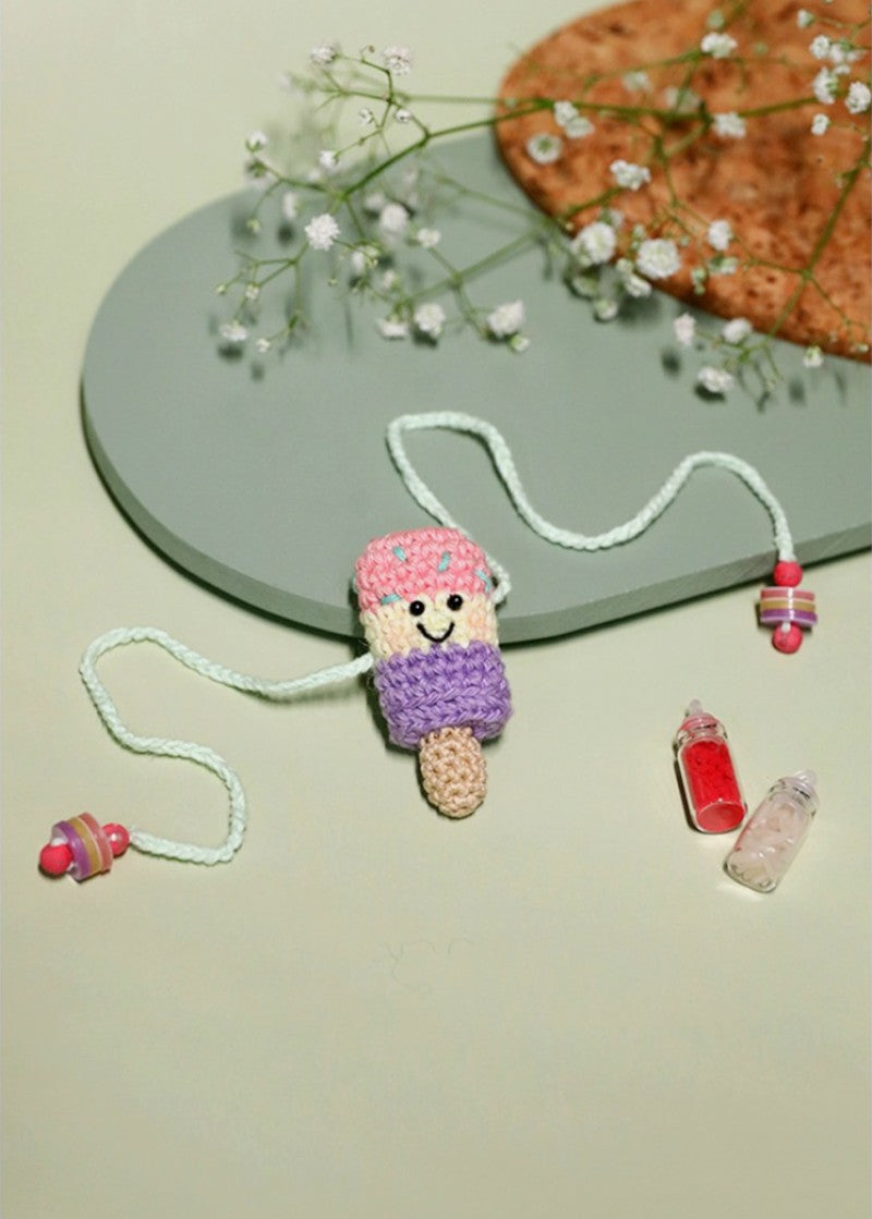 Popsicle Love handmade crochet rakhi by Haute By Hand – Raksha Bandhan gift India