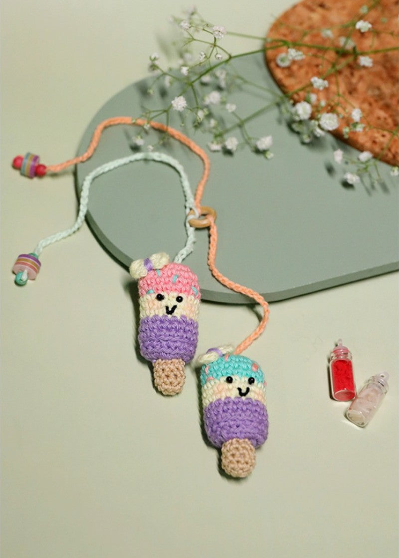 Popsicle Love handmade crochet rakhi by Haute By Hand – Raksha Bandhan gift India