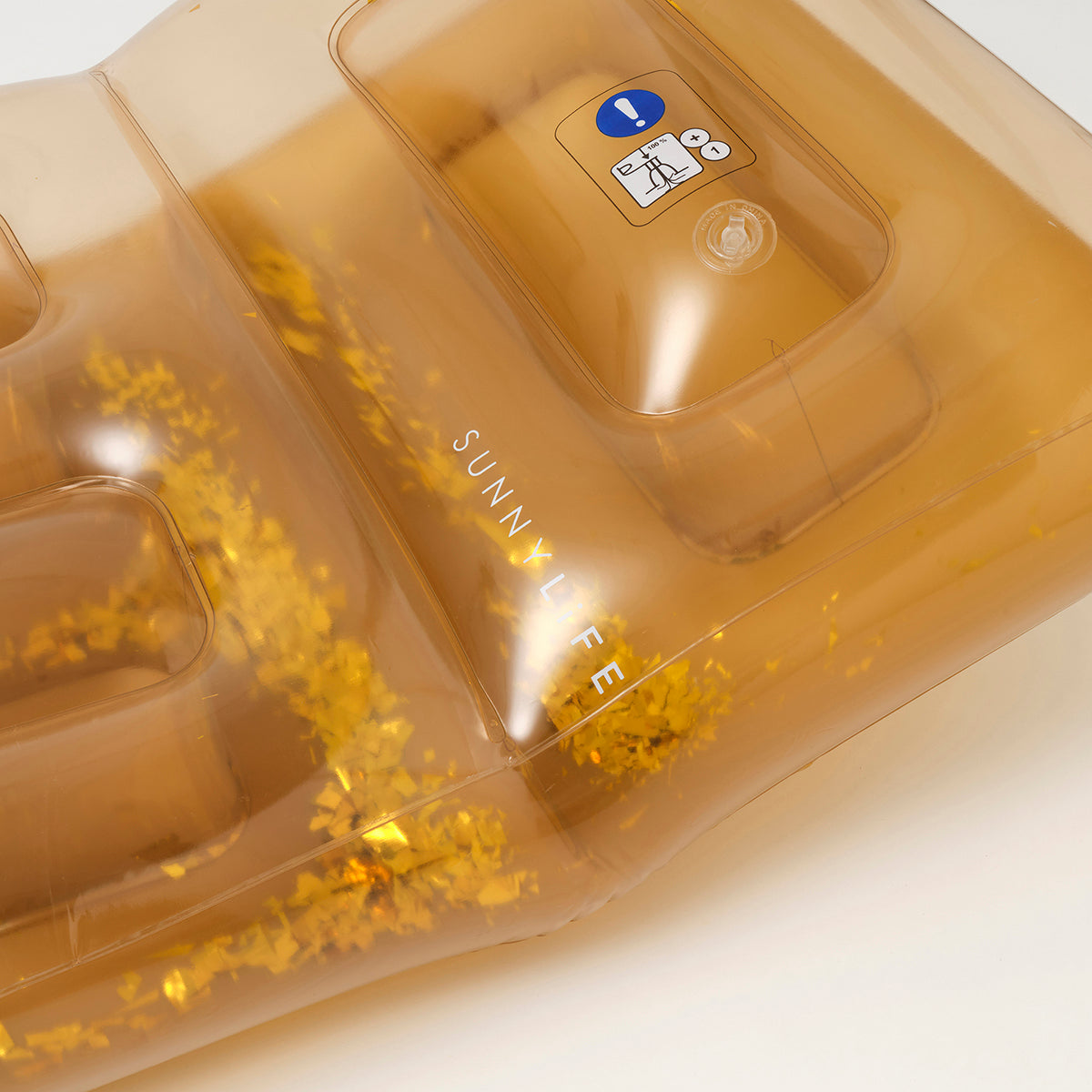 PVC Retro Lie-On Disco Gold - Totdot
