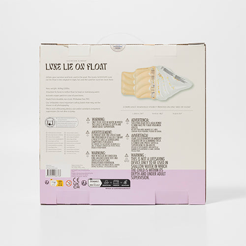 Luxe Lie-On Float Ice Cream Sunday Multi - Totdot