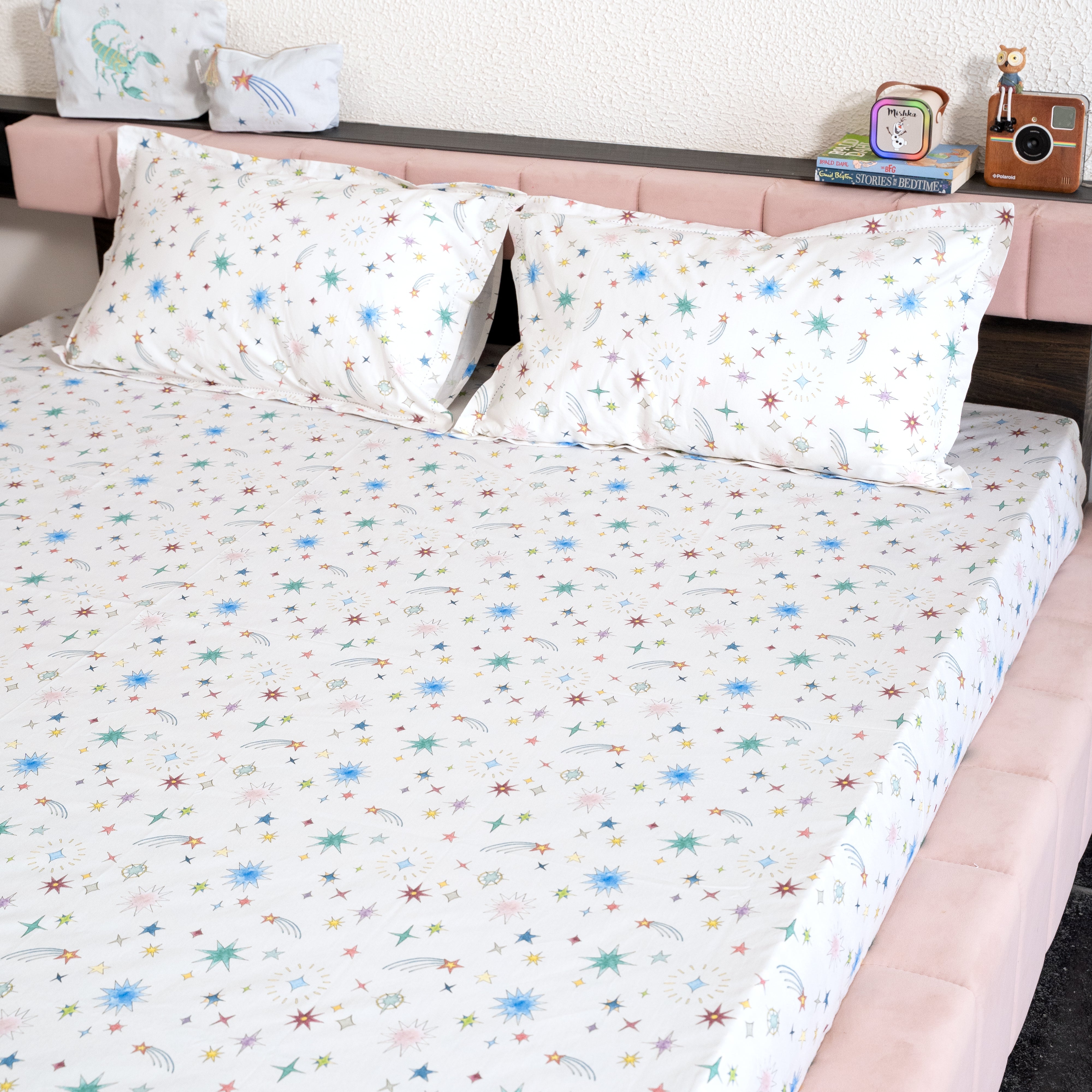 Starlight Wanderers Bed Sheet
