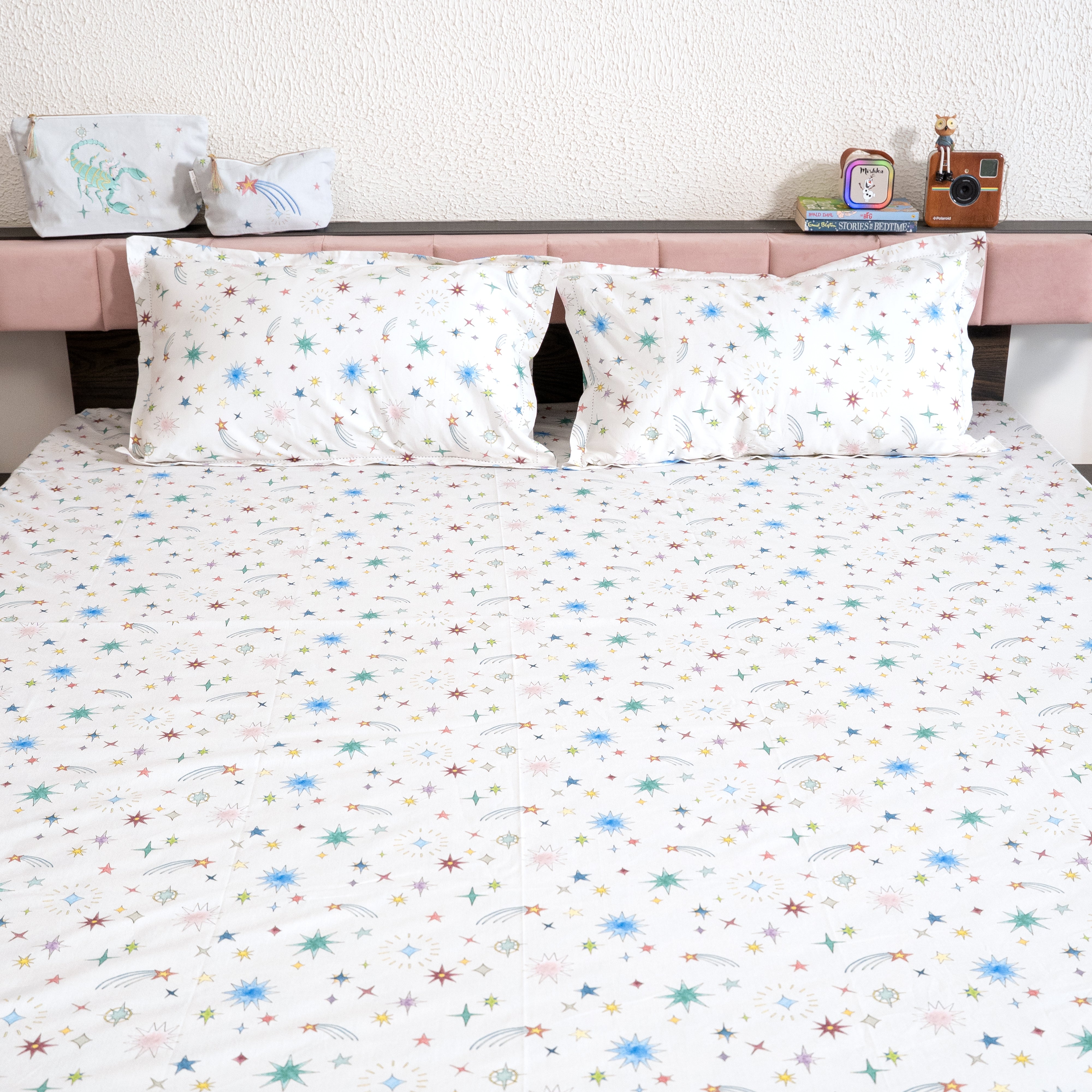 Starlight Wanderers Bed Sheet