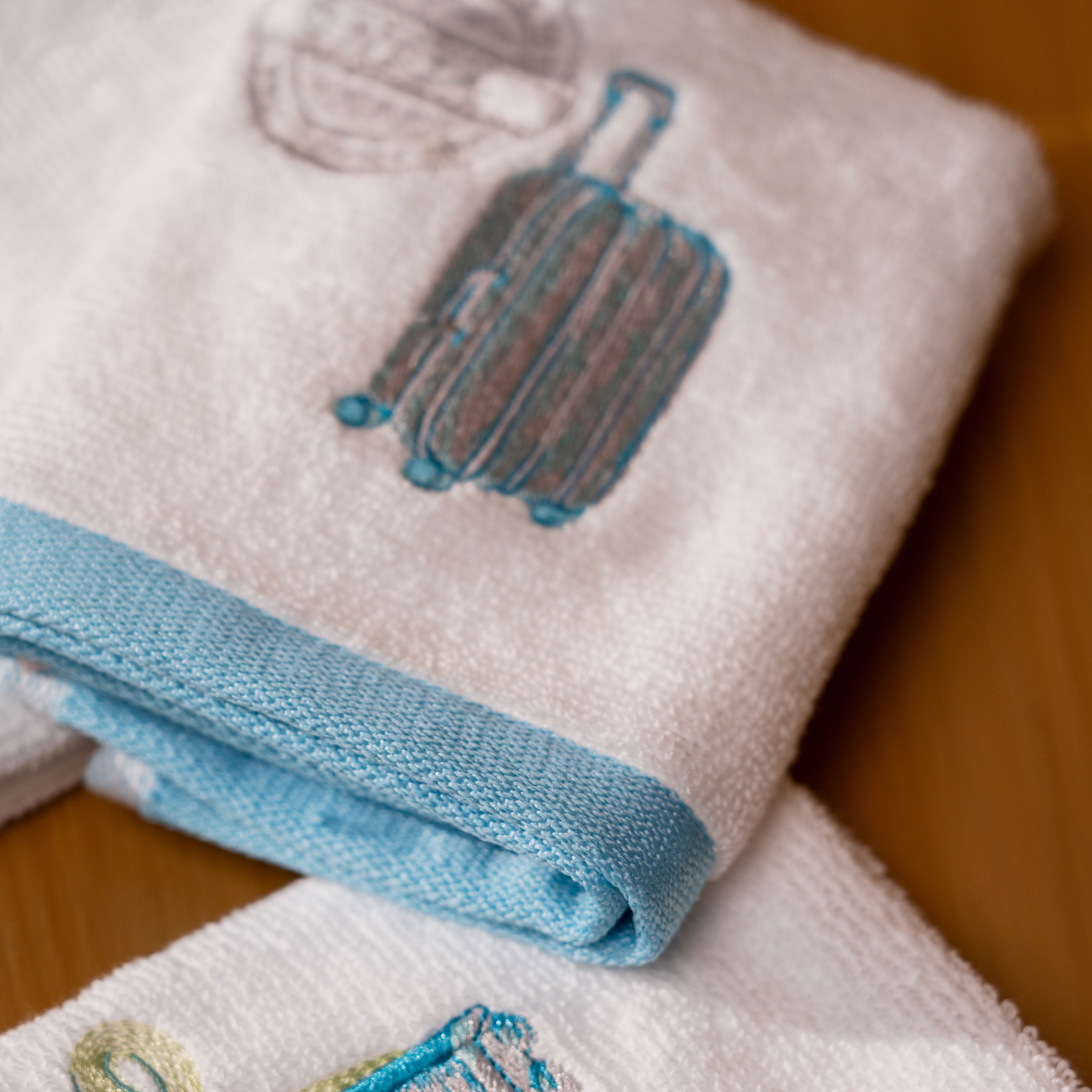 Passport To Wonderland Hand & Face Towels - Set of 3